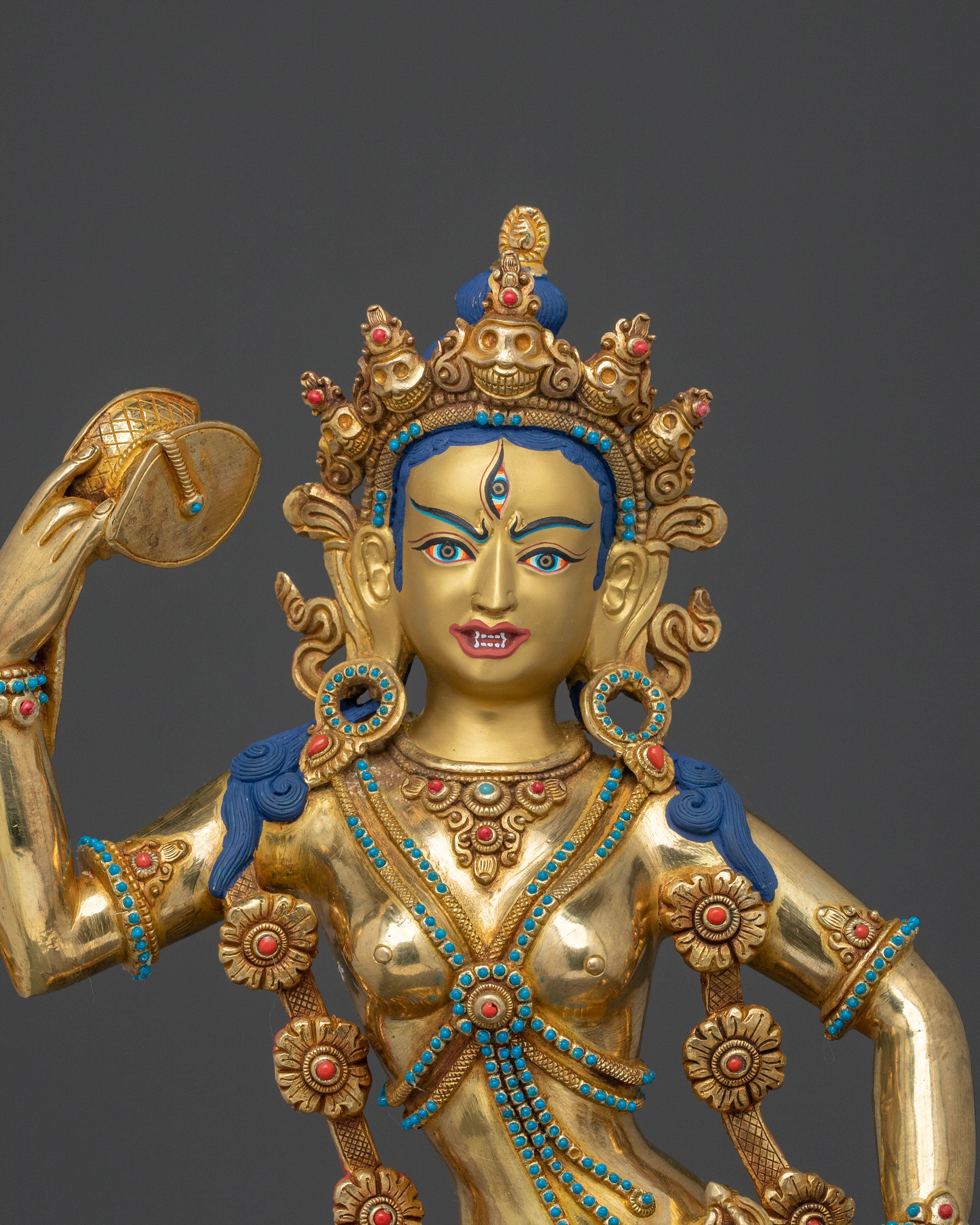 Tibetan Dakini Machig Labdron Statue | Tibetan Yogini of Wisdom & Liberation