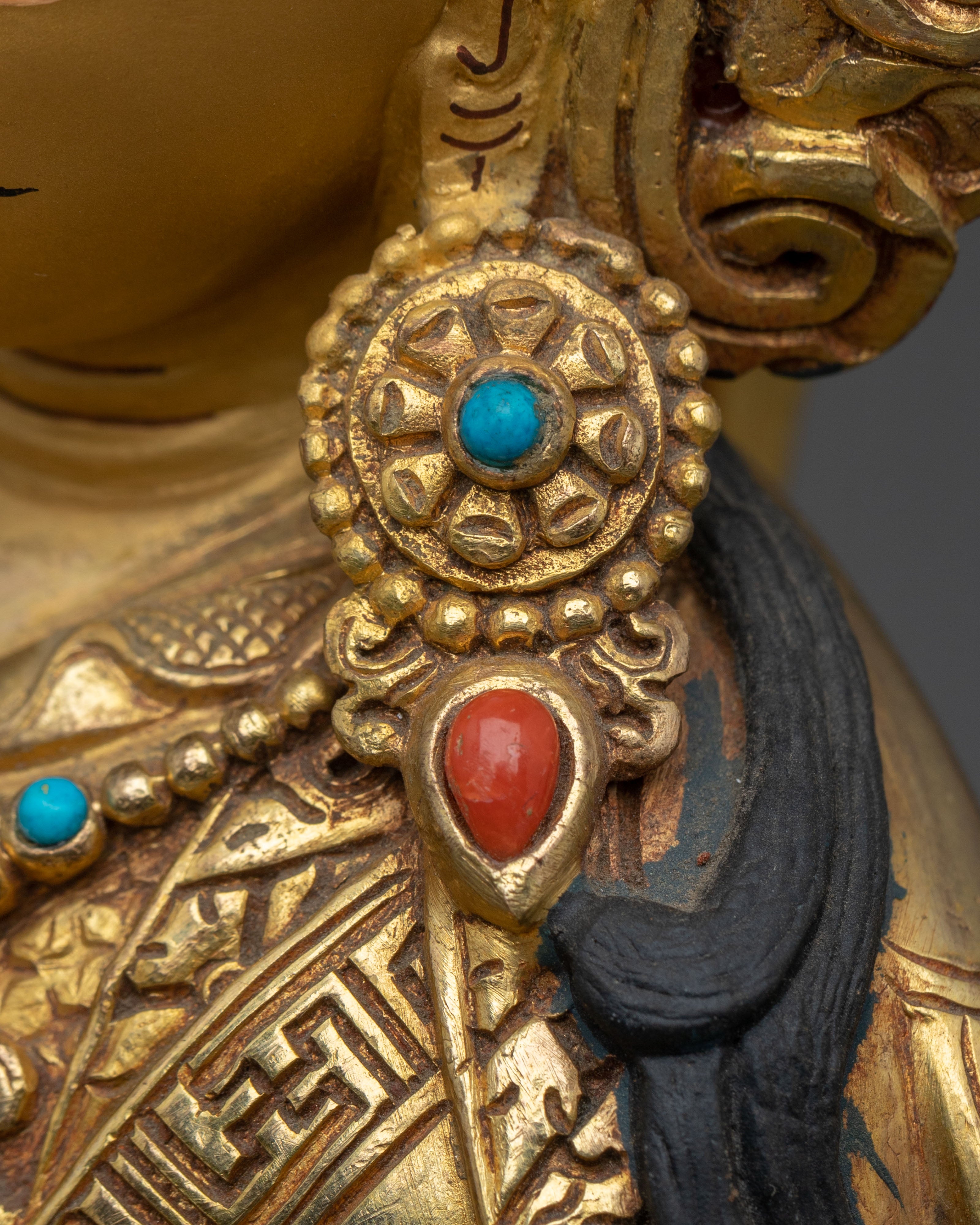 Tsokye Dorje Buddhist Statue | 24K Gold Gilded Copper Sculpture