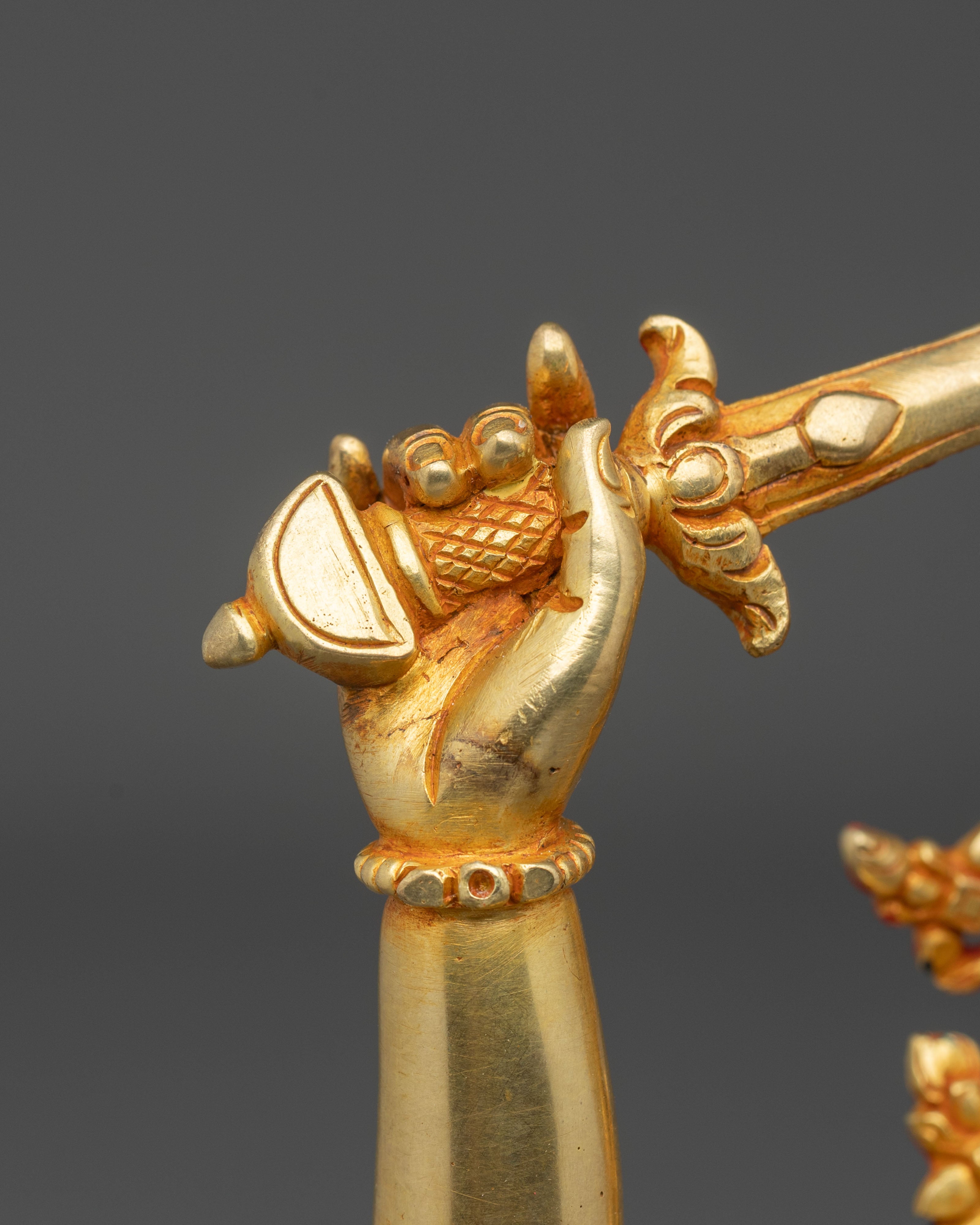 Maha Manjushri Flaming Sword Statue | Symbol of Transcendent Wisdom