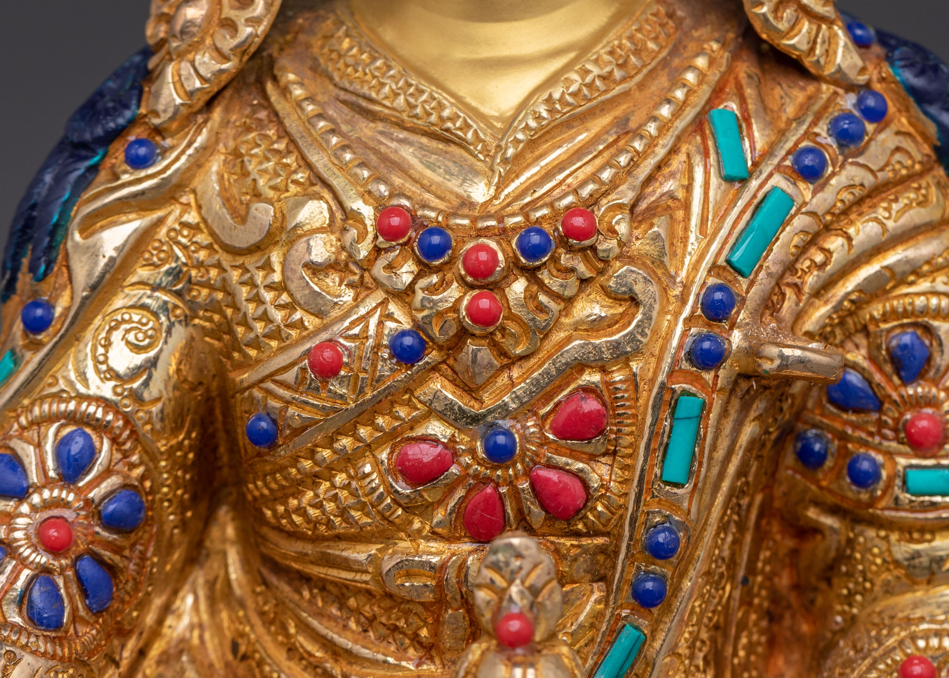 Handcrafted Guru Rinpoche Statue | Lotus Born Master