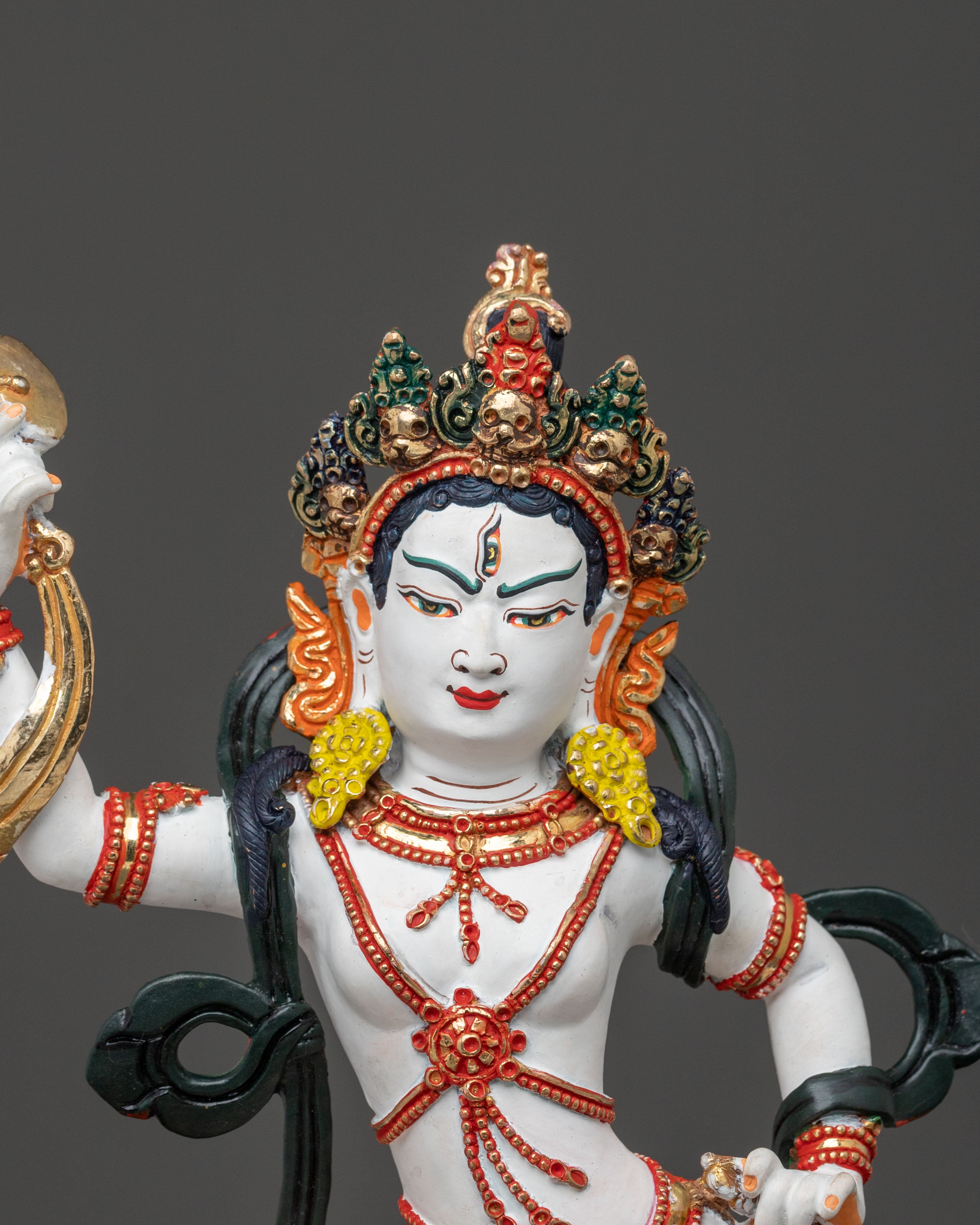 Divine Dakini Machig Labdron Sculpture | Buddhist Altar Statue