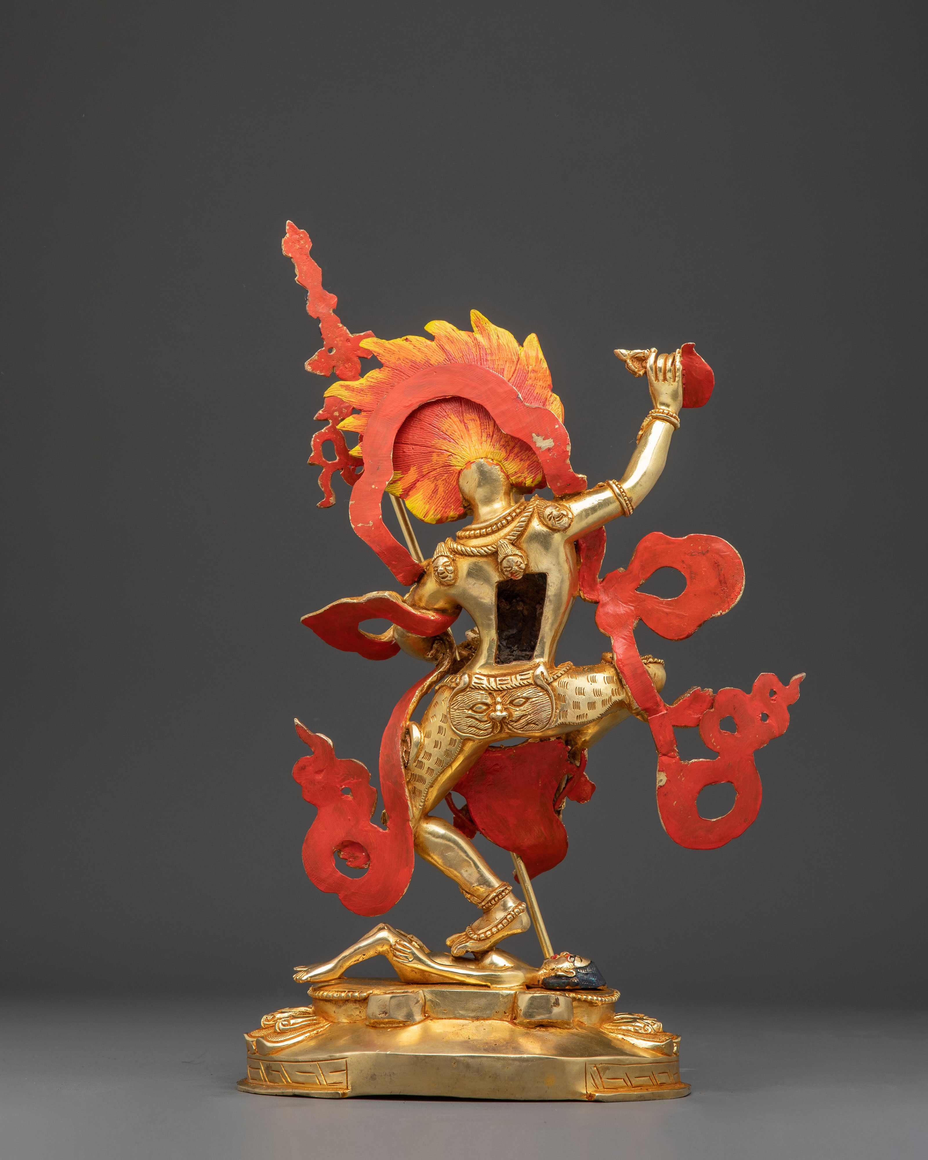 Simha Mukha Statue: Lion-Faced Dakini | Handcrafted Tibetan Art