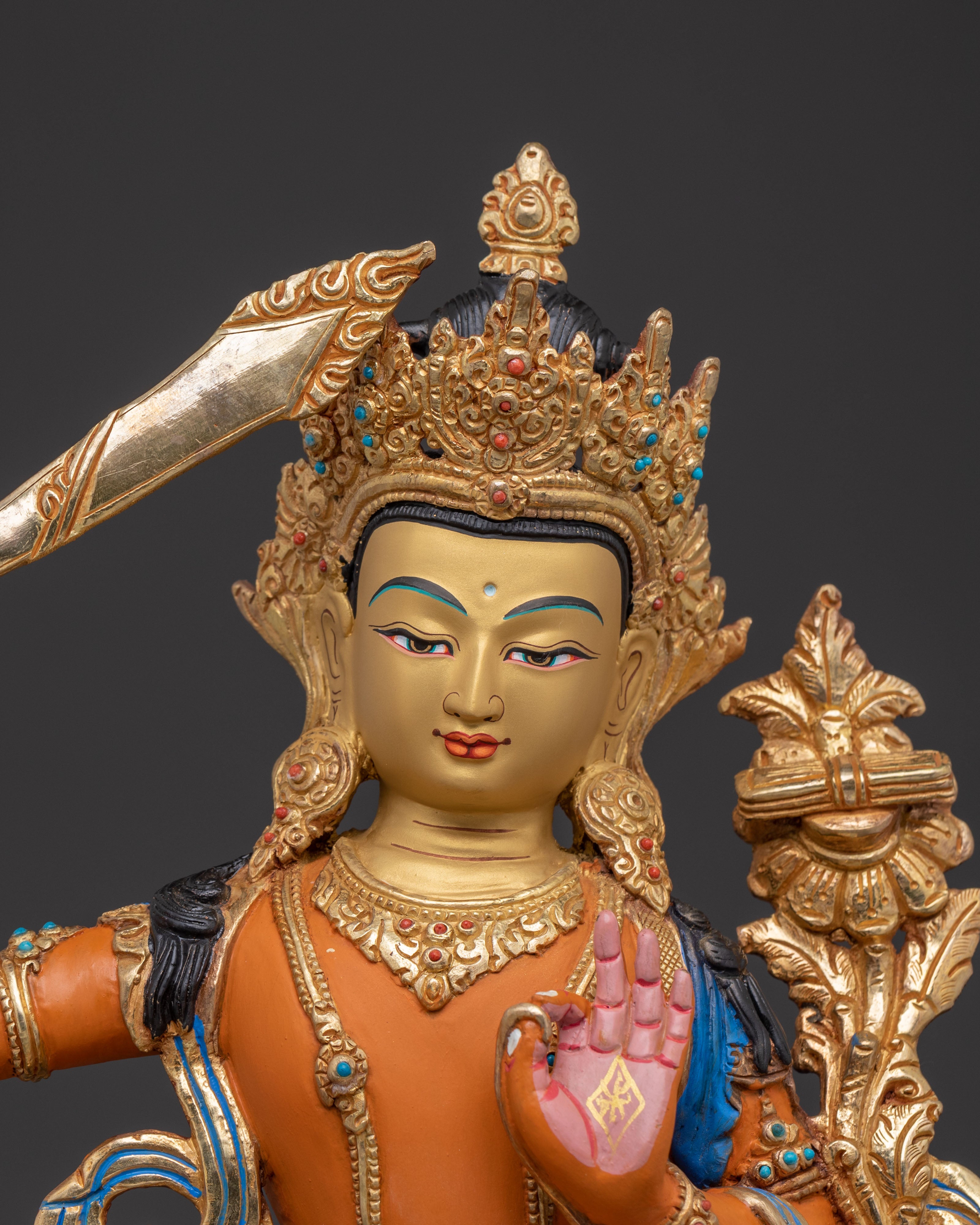 Divine Manjushri Statue – Bodhisattva of Wisdom