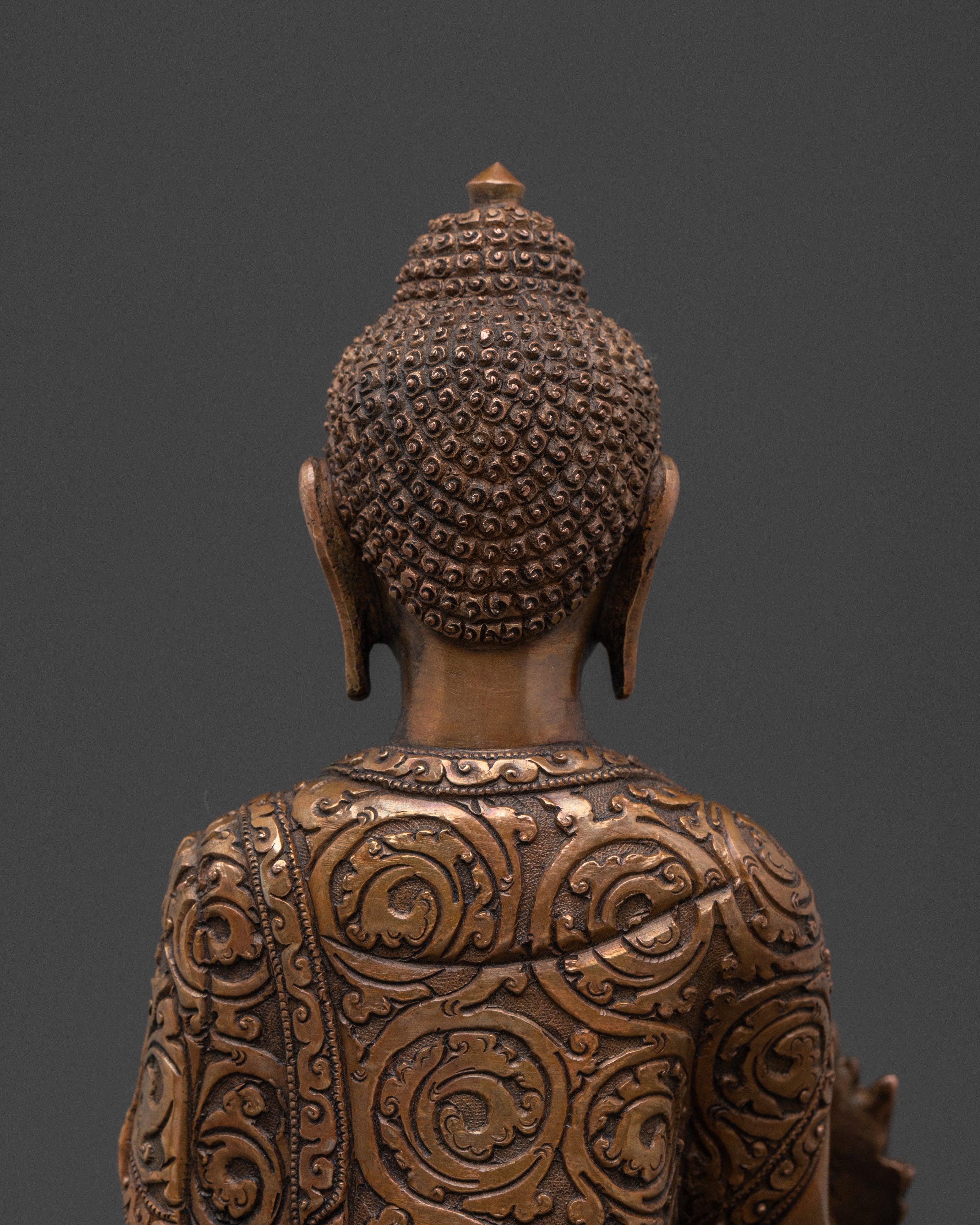 Medicine Buddha Tibetan Statue | Healing Decor