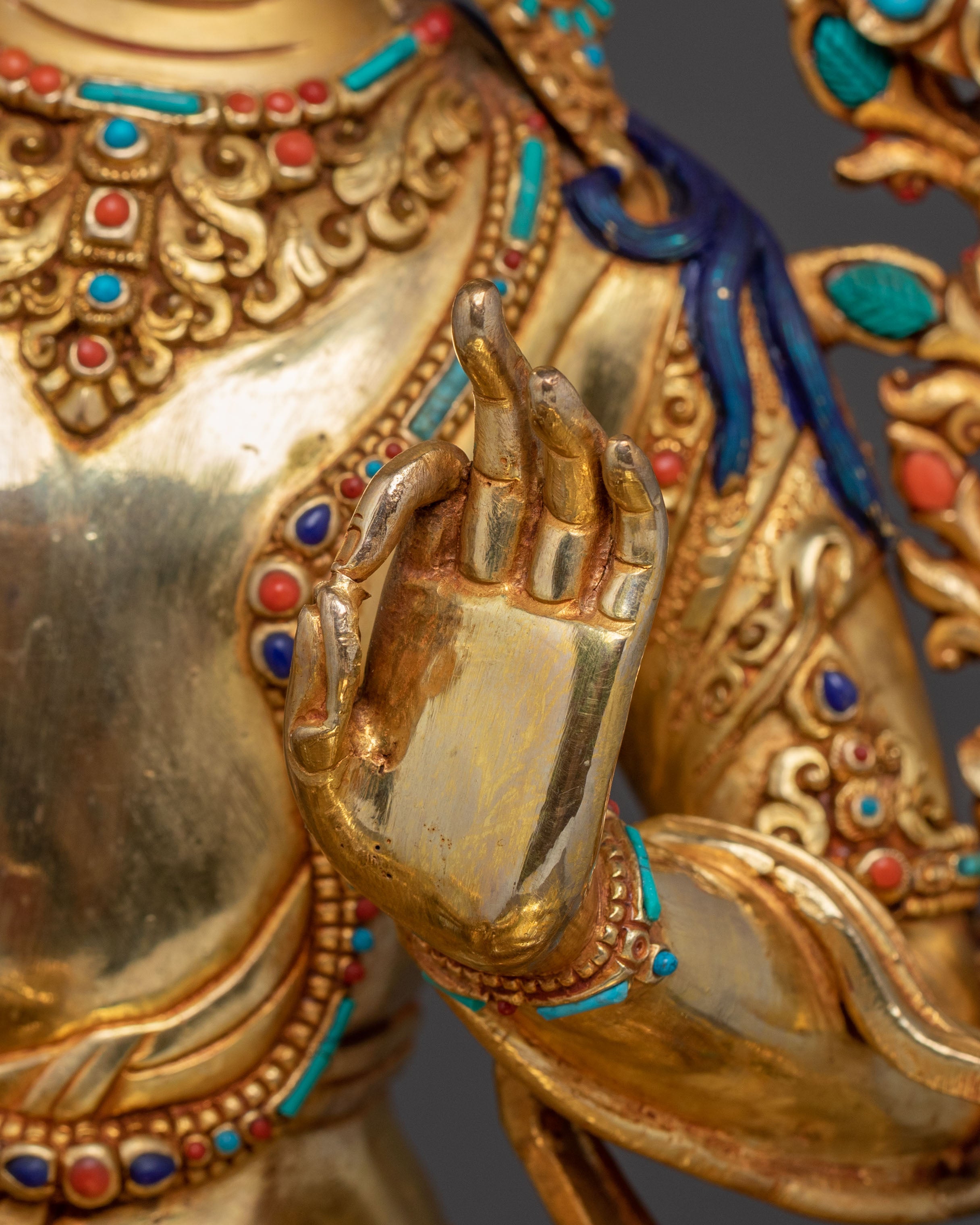 Manjushri Sacred Statue | Flaming Wisdom