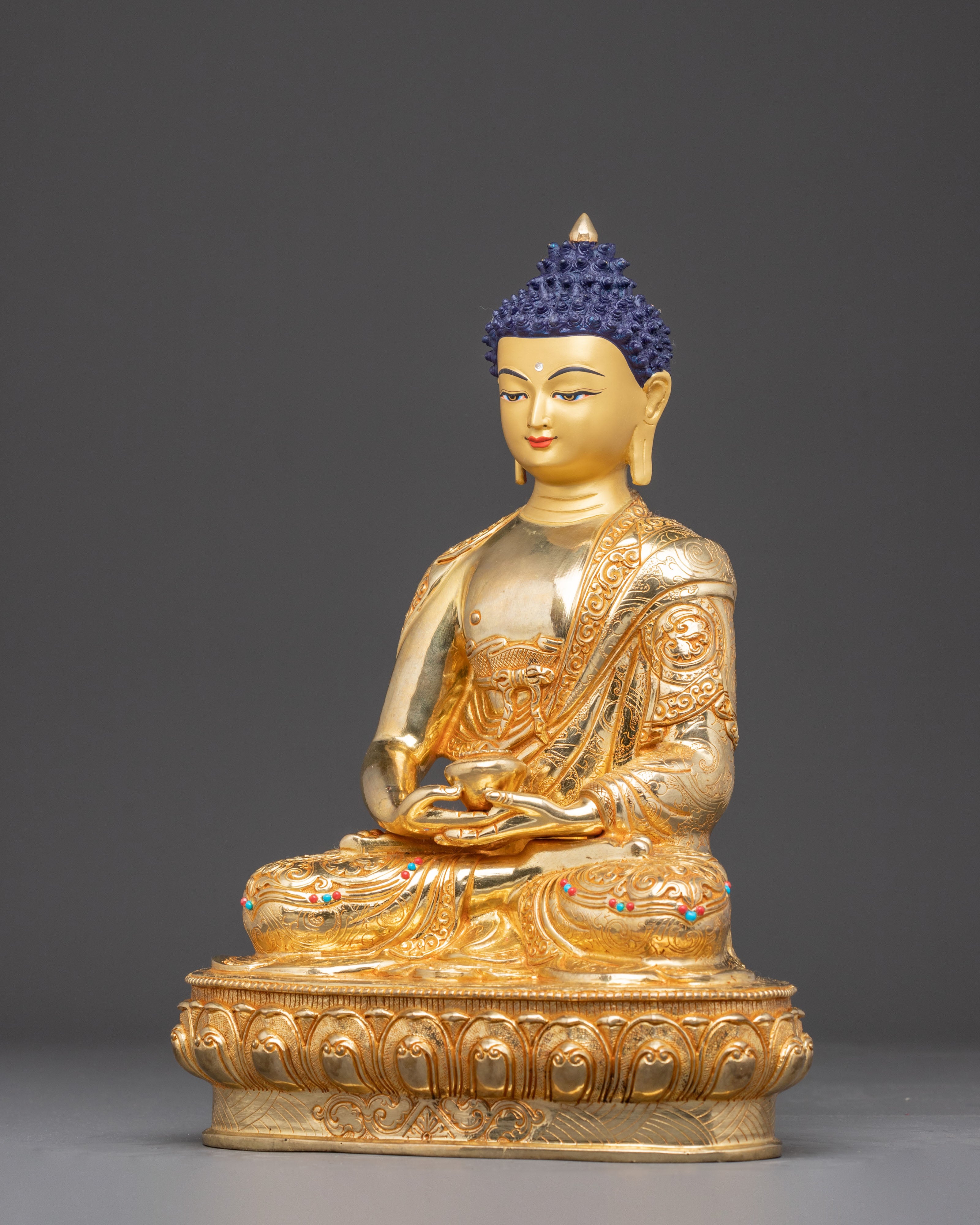Buddha Amitabha Golden Statue | Western Pure Land Protector