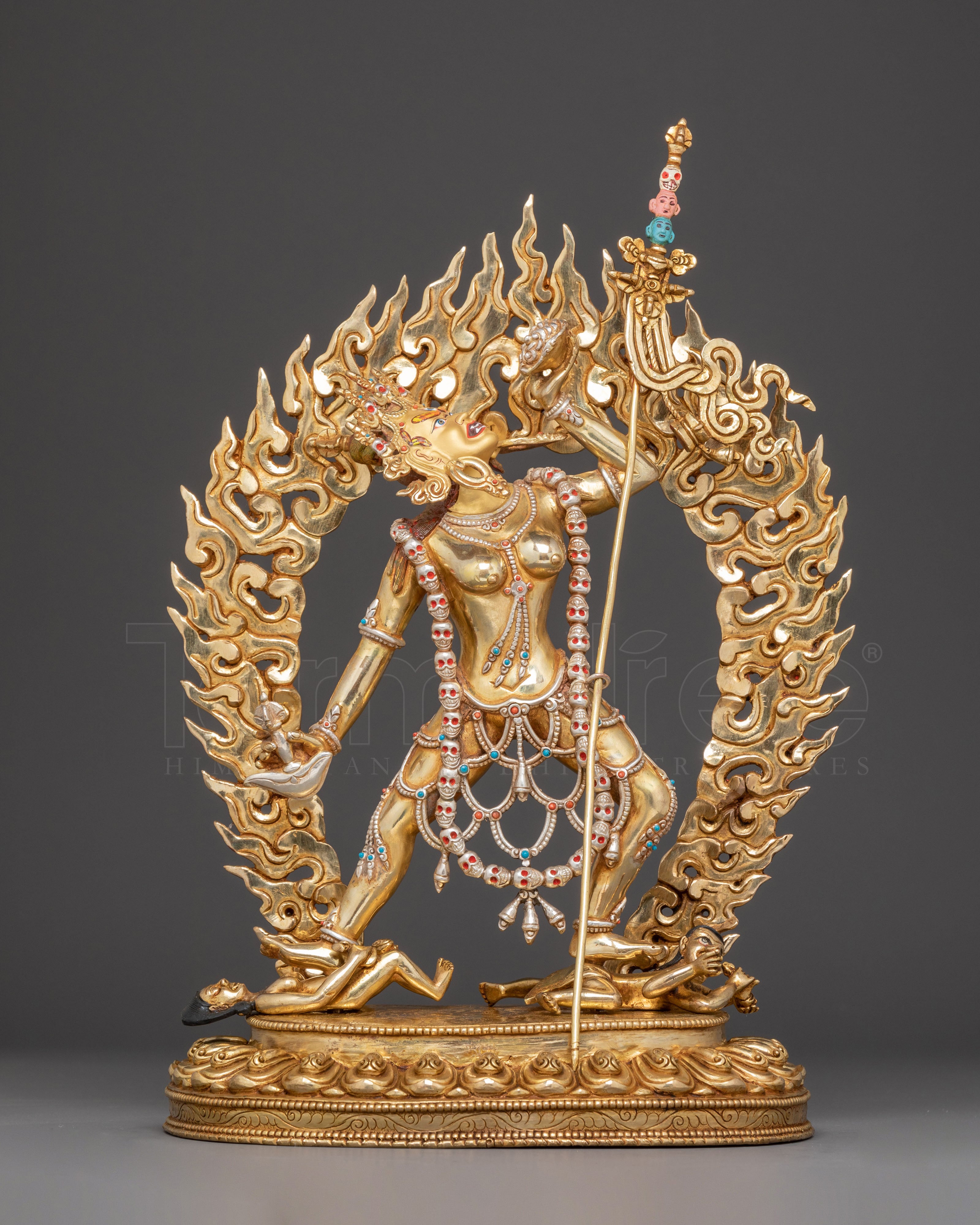 Golden Vajrayogini Handcrafted Statue | Female Wisdom Deity