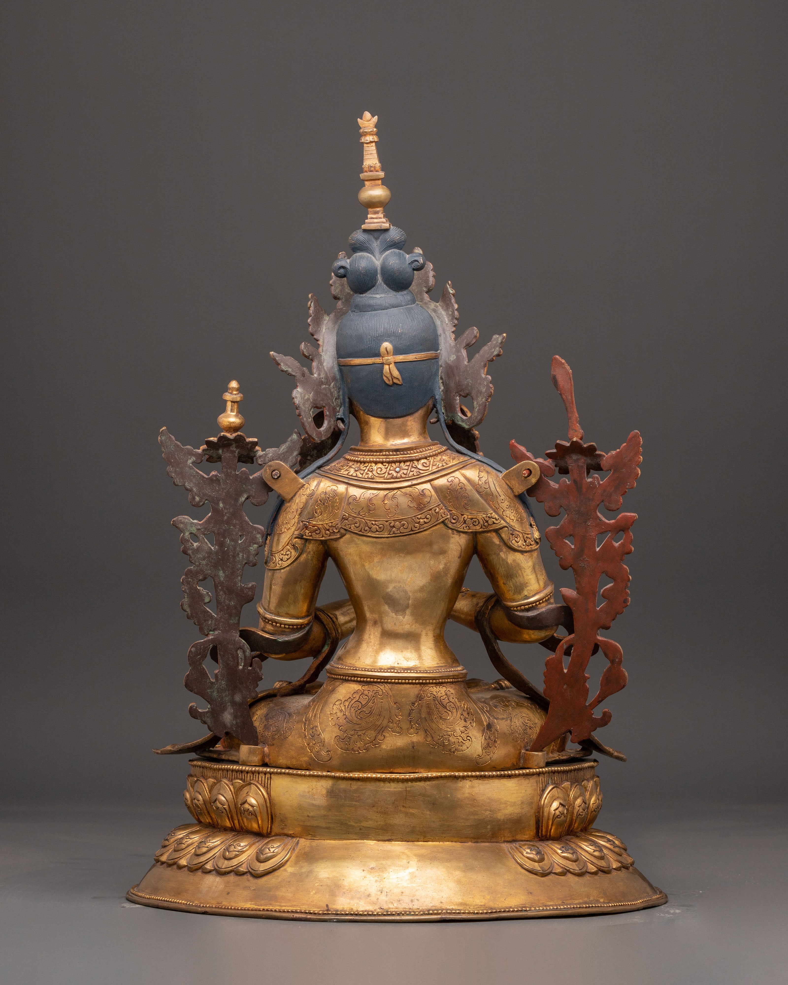 Statue of Maitreya Buddha of the Future | Traditional Himalayan Art