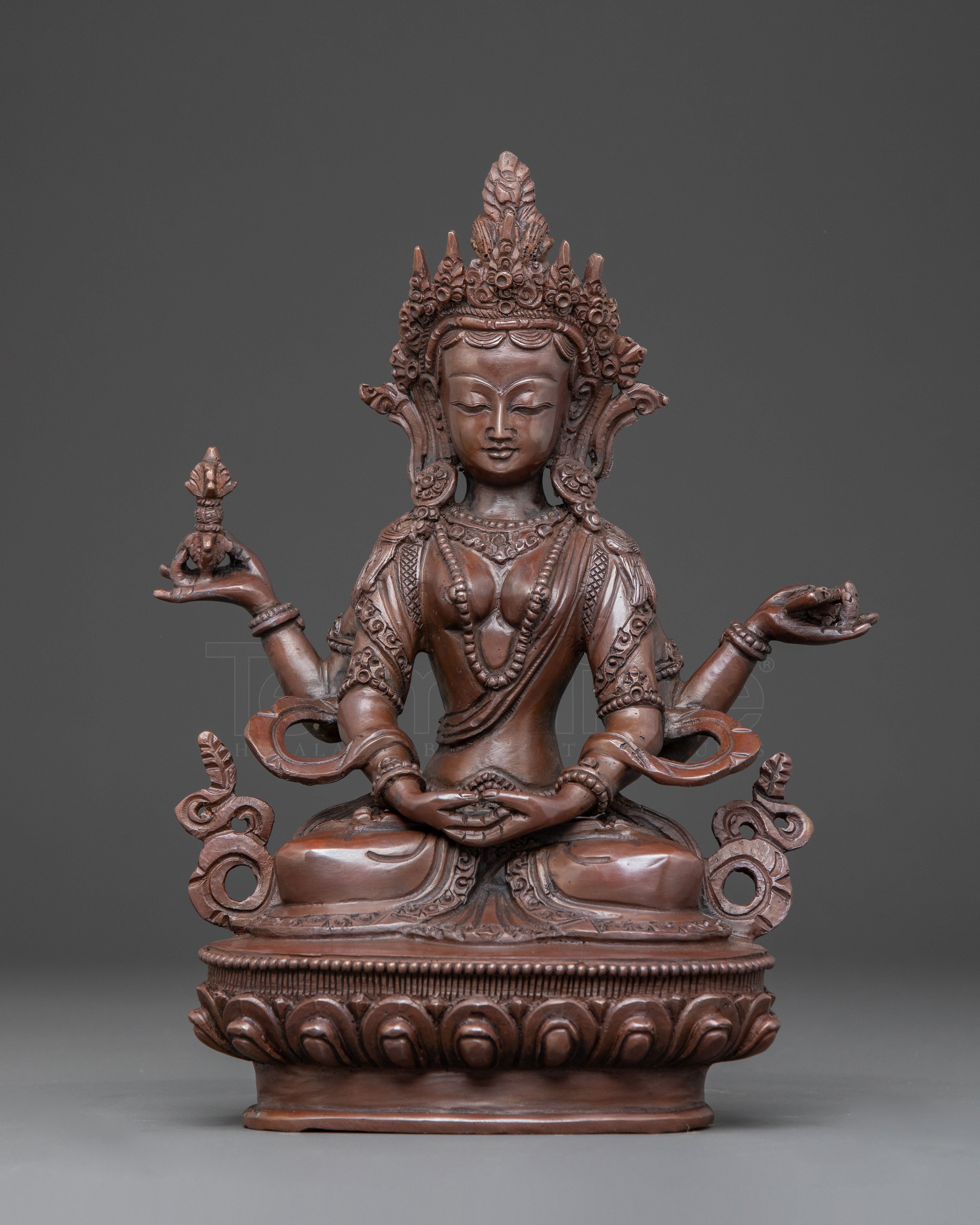 Handmade Prajnaparamita Oxidized Statue 