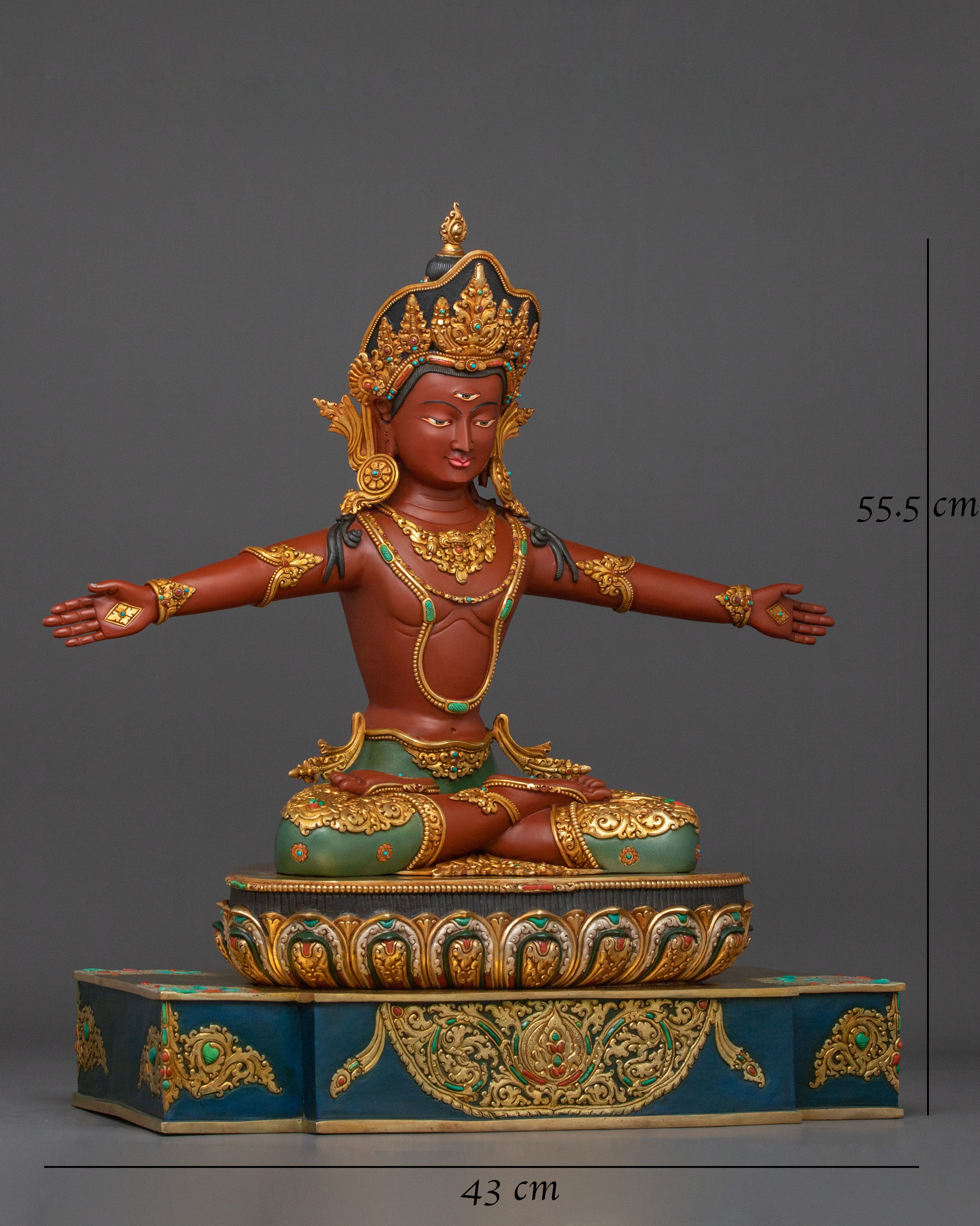 Handmade Statue of Indra: Protector of the Universe