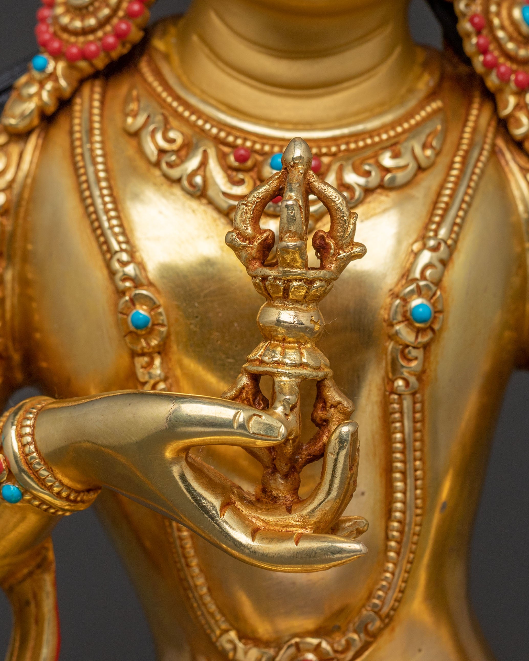 Vajrasattva Buddha: Exquisite Nepalese Sculpture