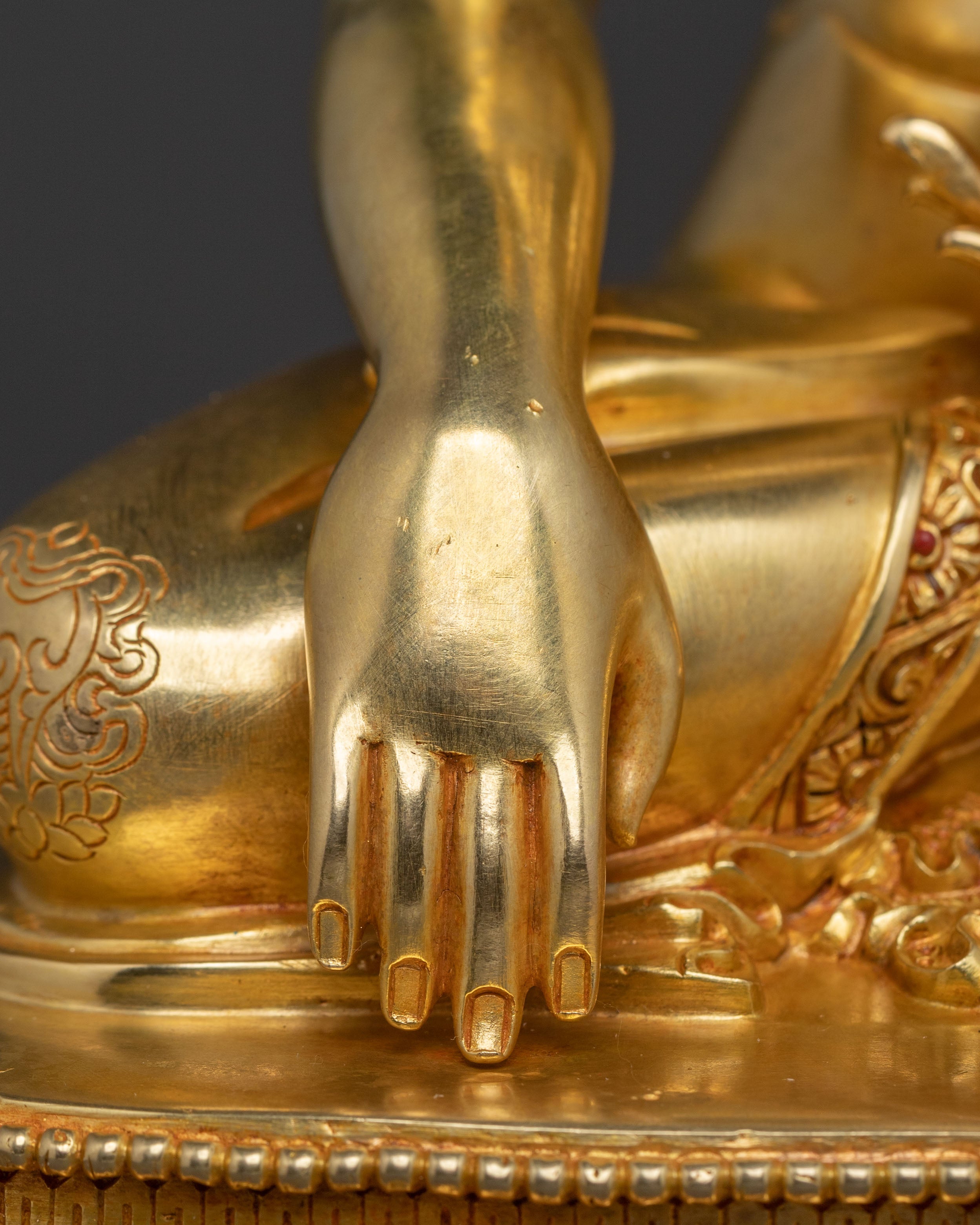 Shakyamuni Buddha Golden Statue | Sacred Decor