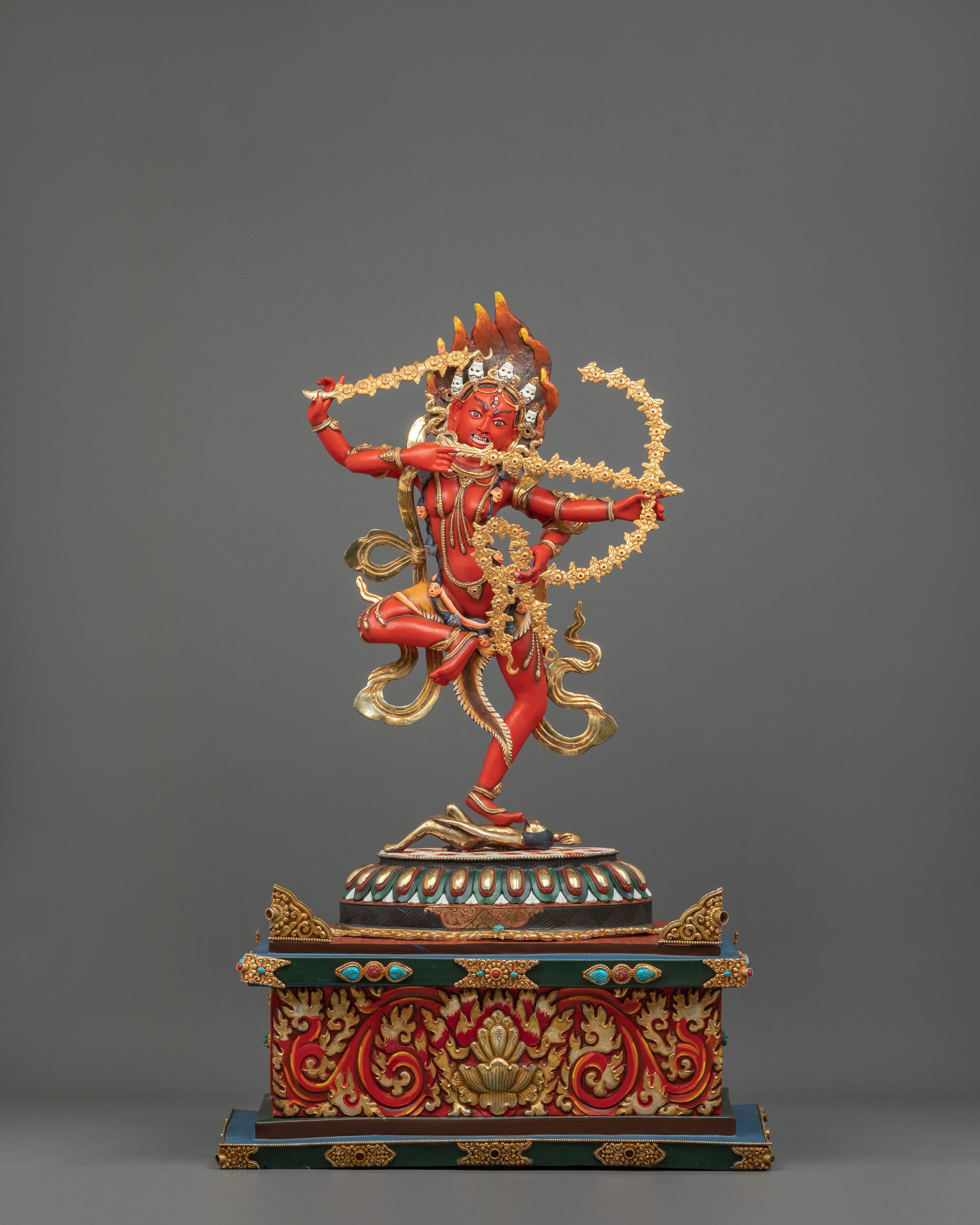 Kurukulla "Red Tara" Sculpture of Protection | Home Decor