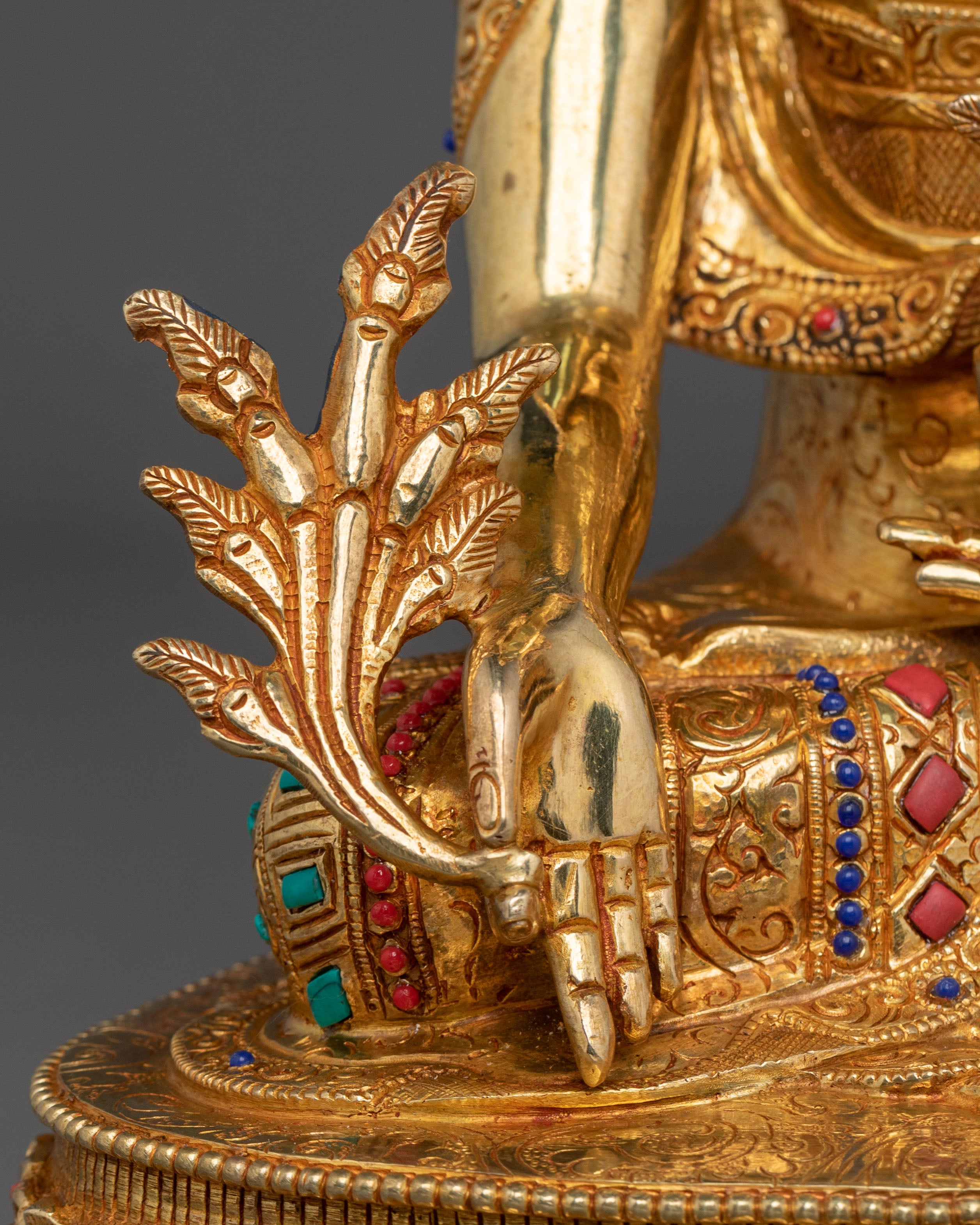 Hand-Carved Medicine Buddha Rupa | Healing Deity
