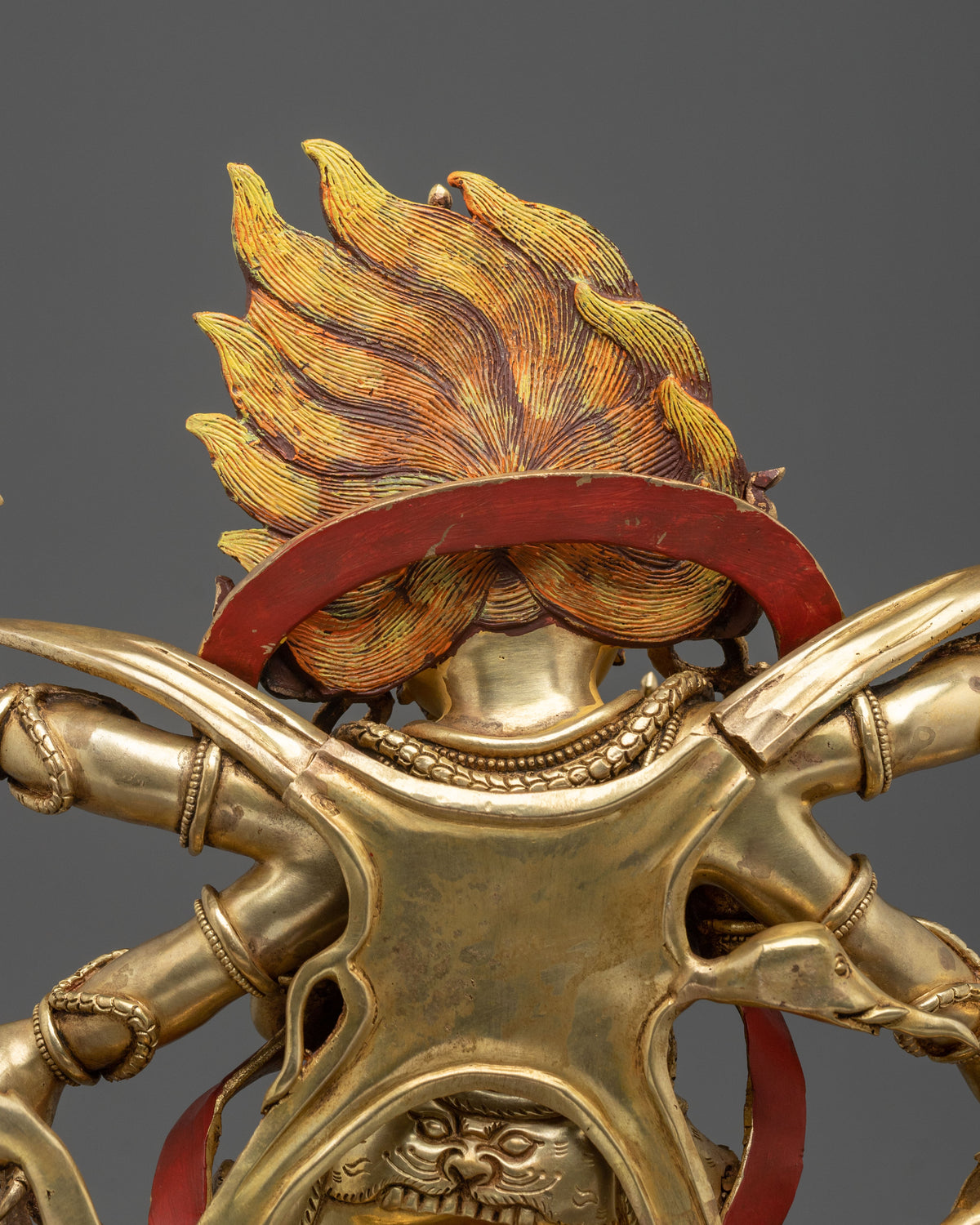 Six-Armed Mahakala Statue of Protection: Wrathful Protector of the Dharma