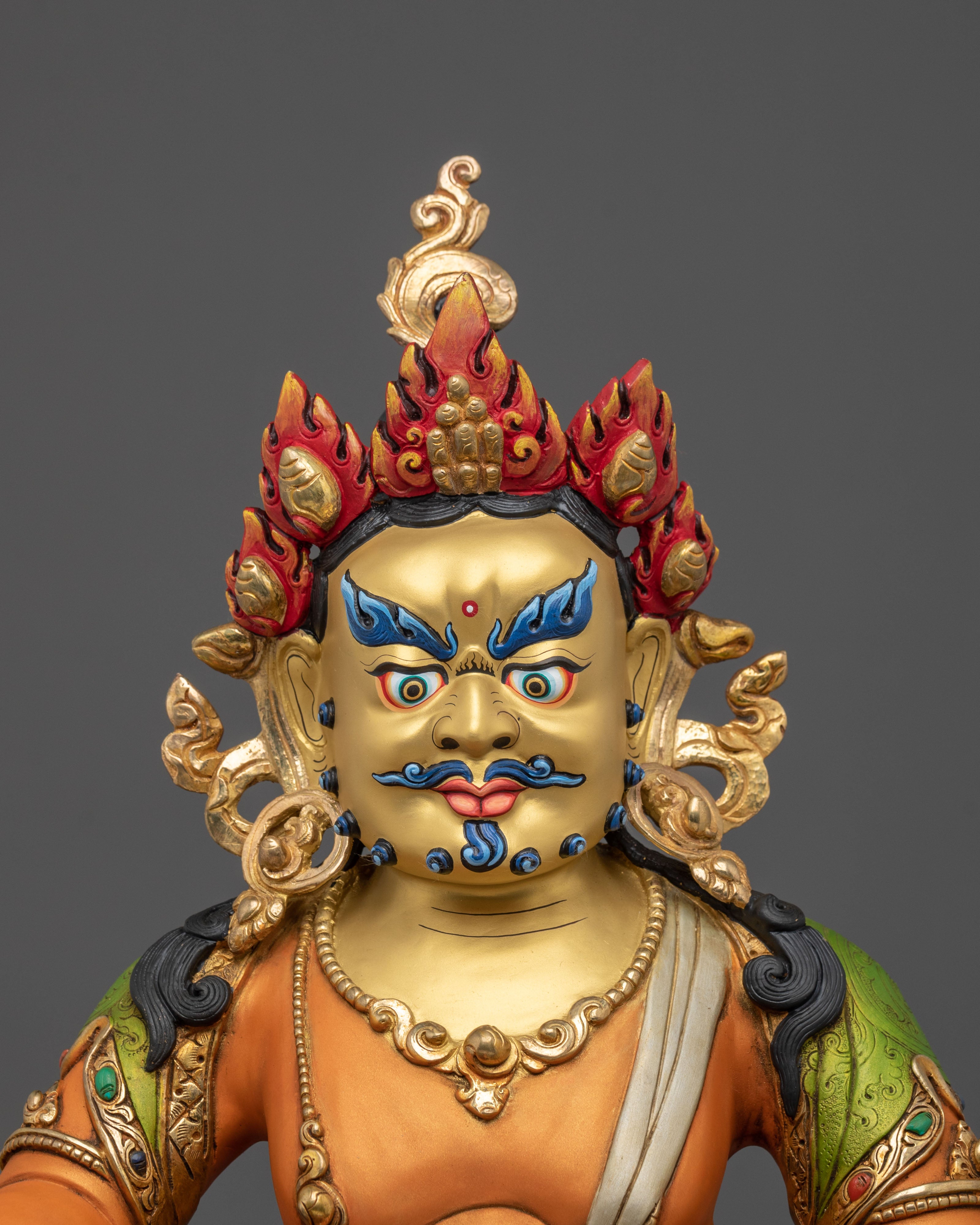 Handmade Dzambhala Kubera Statue | Tibetan God