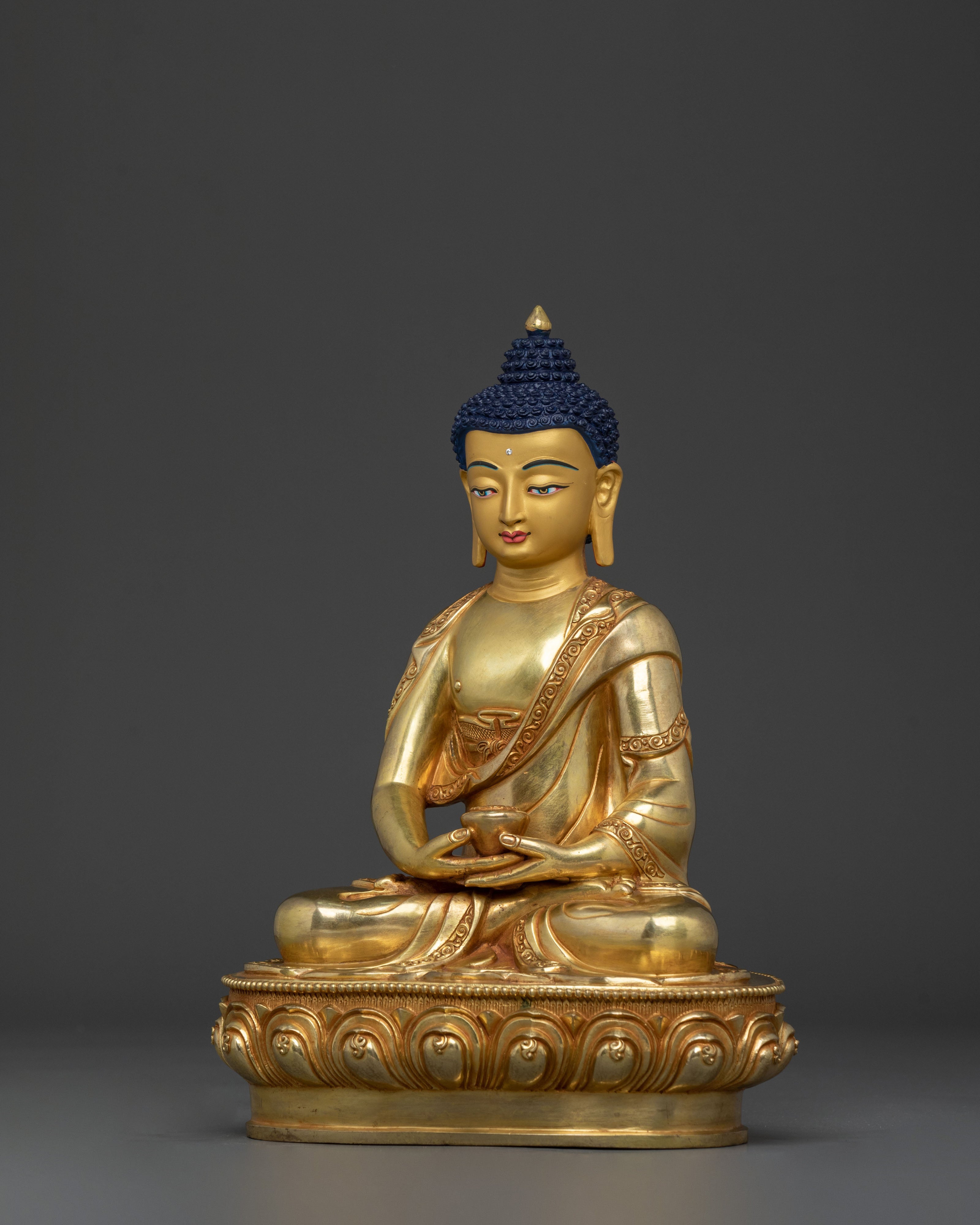 Radiant Amitabha Buddha Statue | Spiritual Home Decor Figurine
