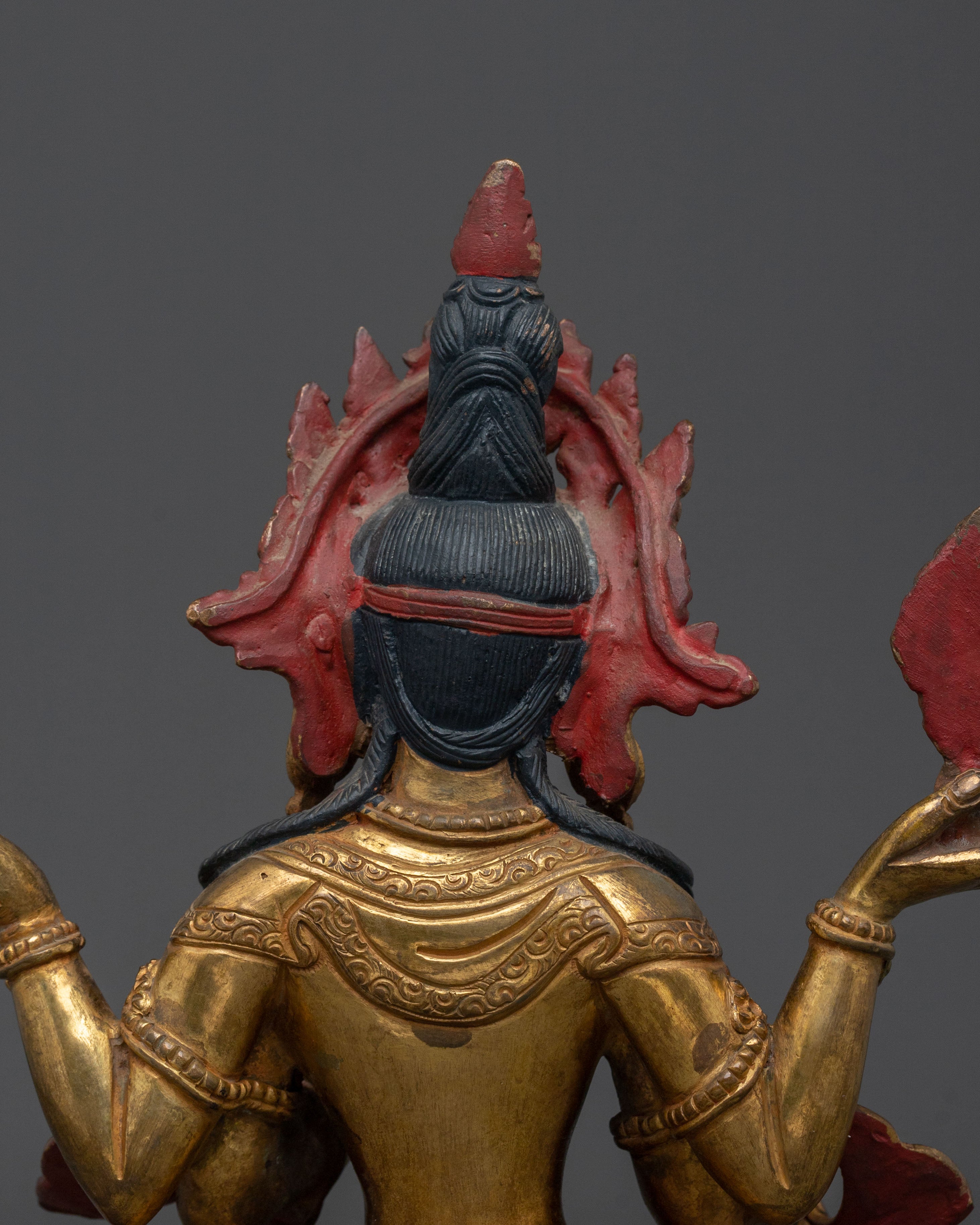 Hindu Devi Laxmi Sacred Sculpture: Sacred Home Decor