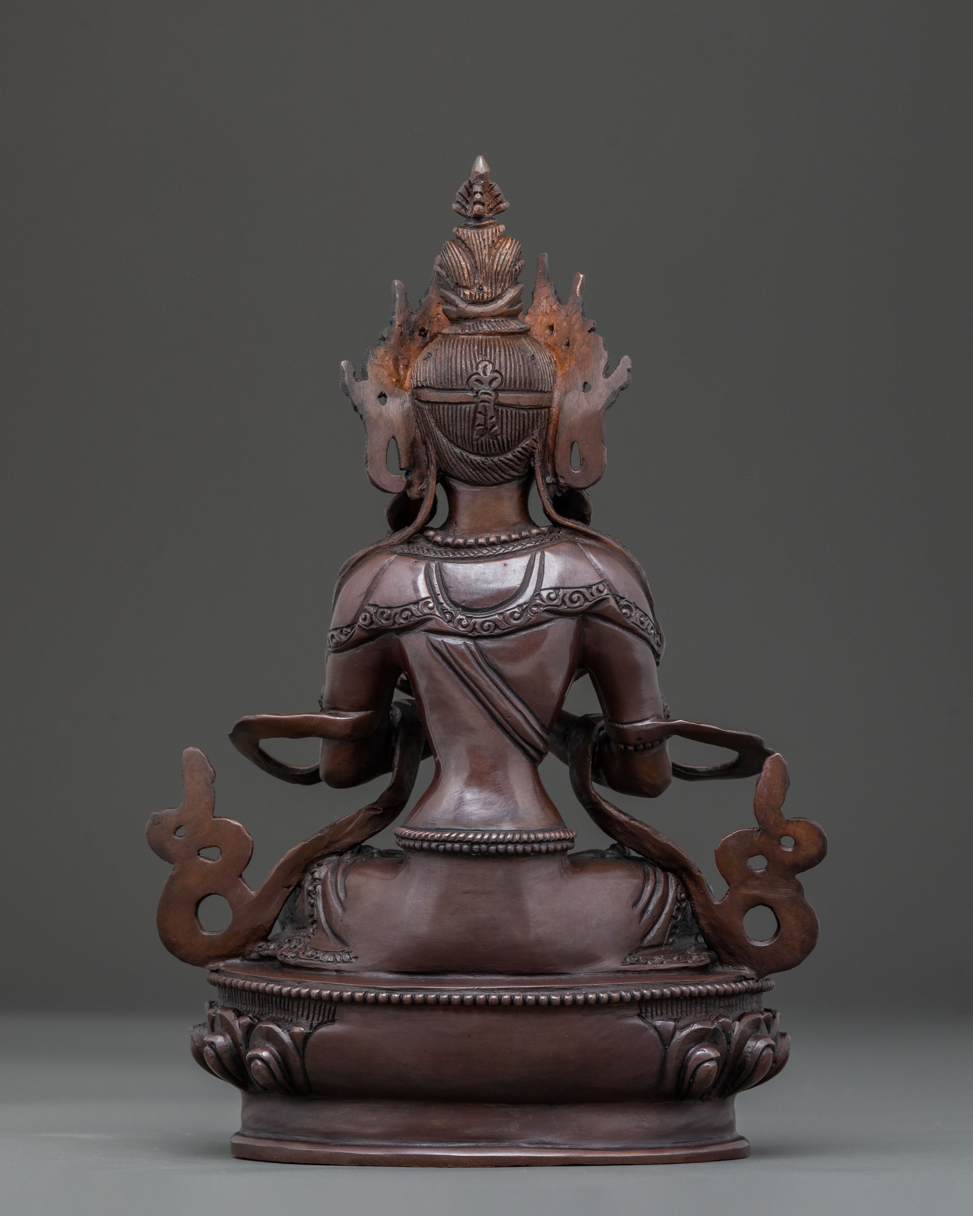 Vajradhara Oxidized Copper Statue | Primordial Wisdom