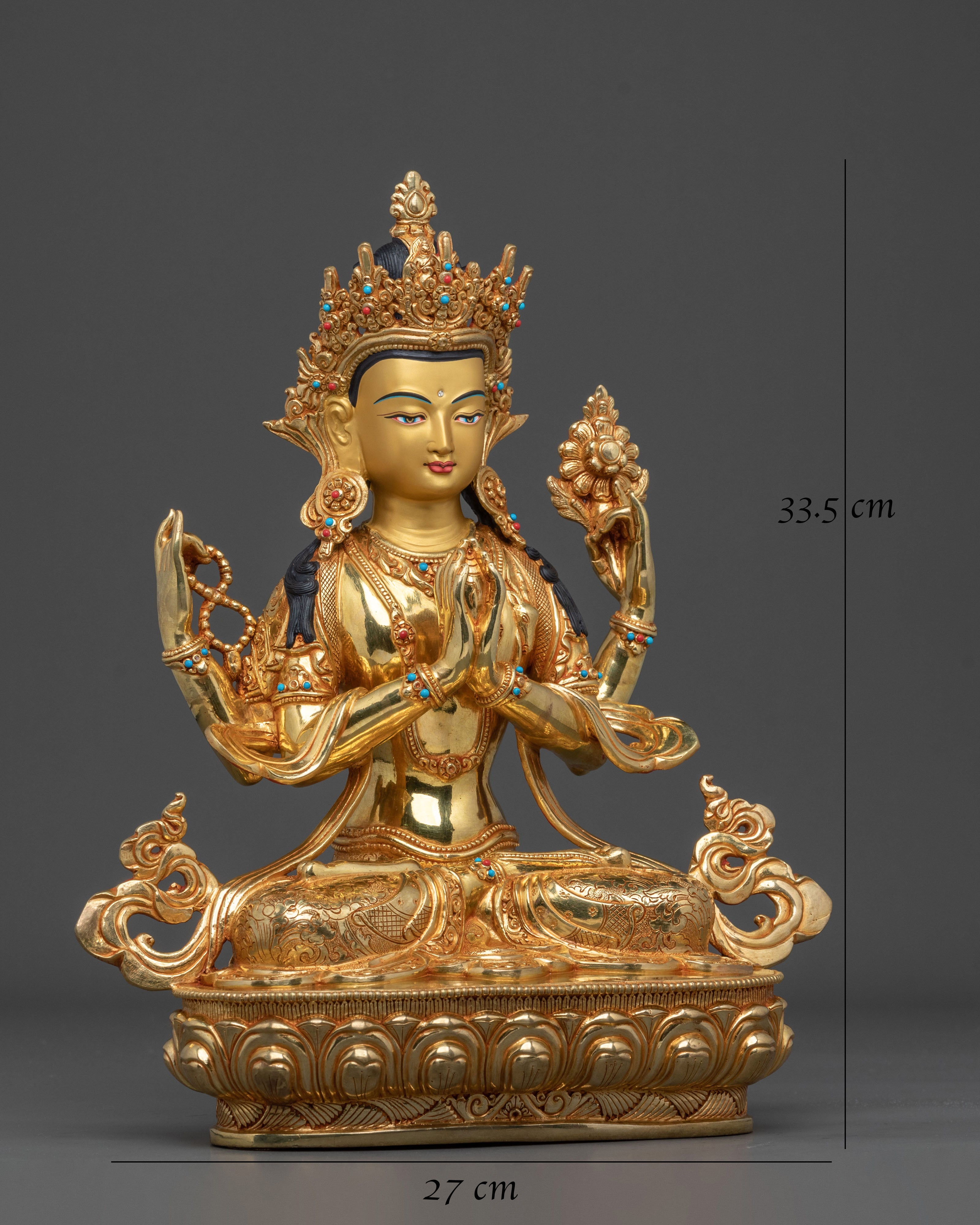 Chenrezig Statue | Tibetan Compassionate Deity
