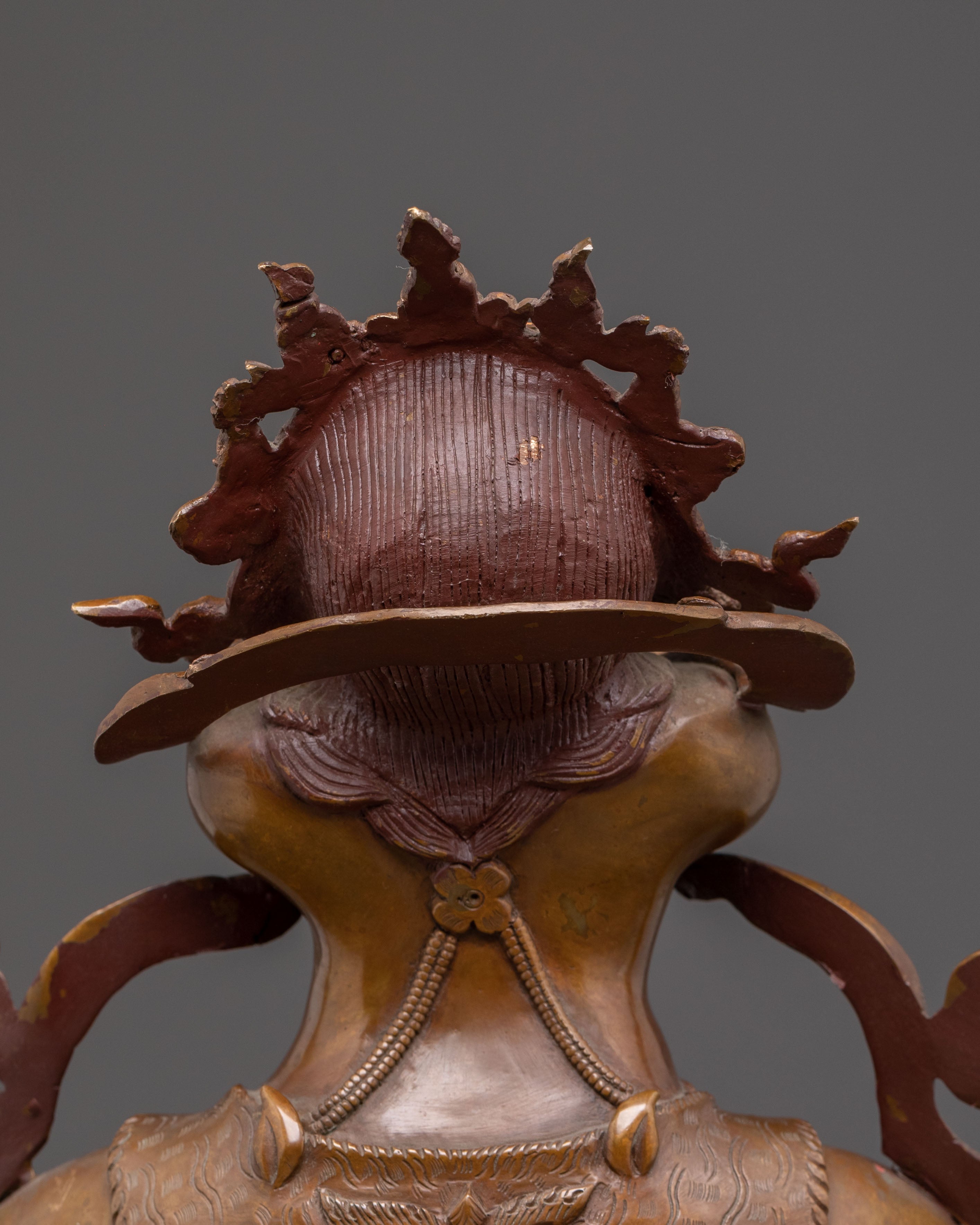 Handmade Vajradaka Oxidized Copper Statue – Antique Finish Masterpiece