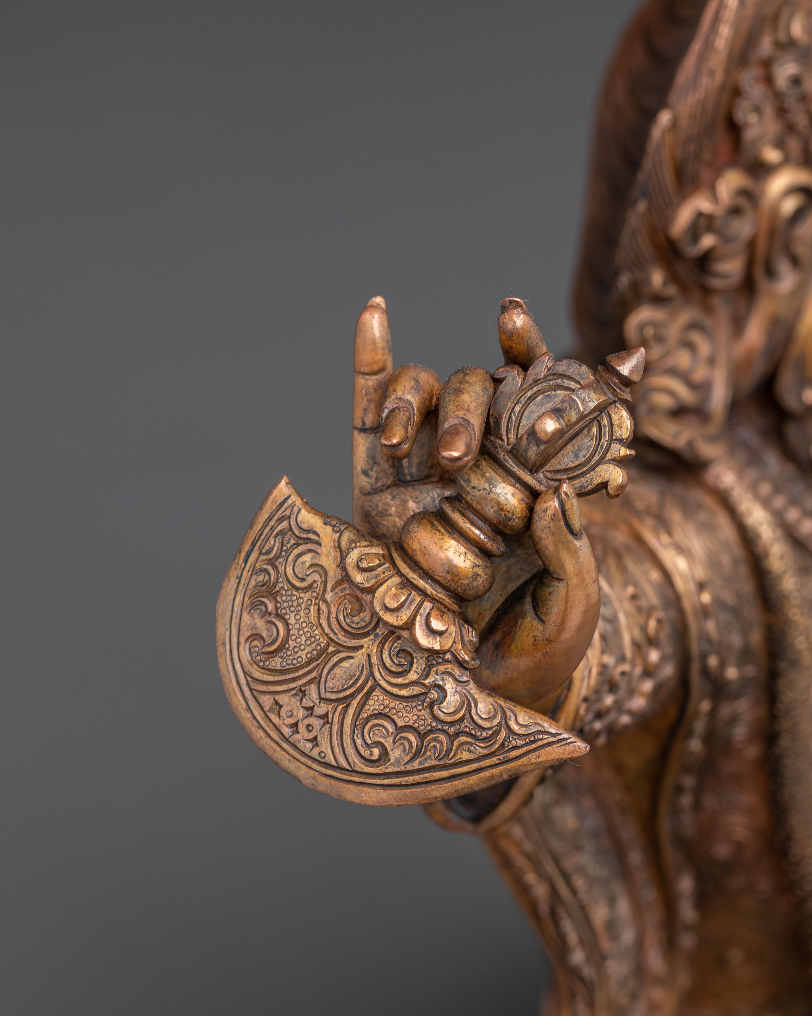 Bernagchen Mahakala Copper Statue | Protector of the Dharma