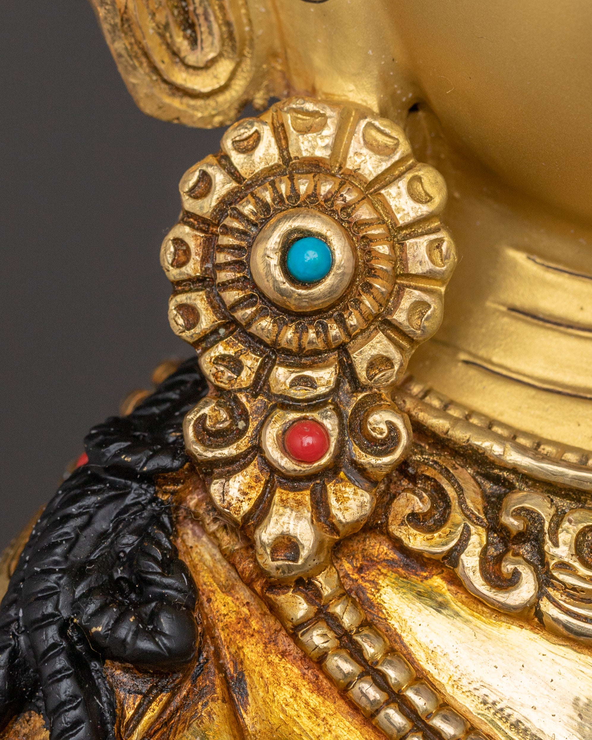 Golden Samantabhadra Buddhist Statue | Symbol of Enlightenment