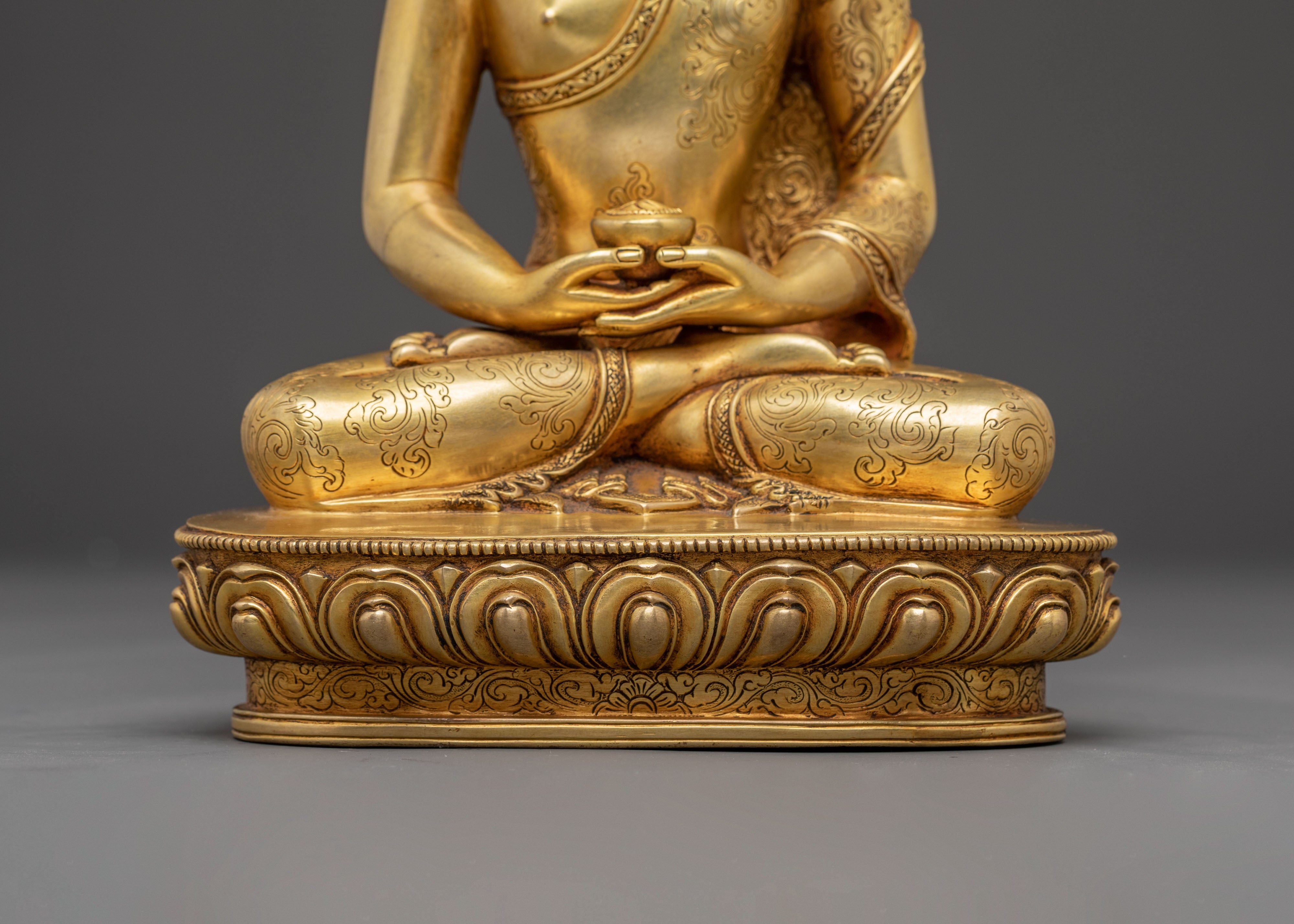Peaceful Sculpture of Buddha Amitabha | Buddha of Infinite Light