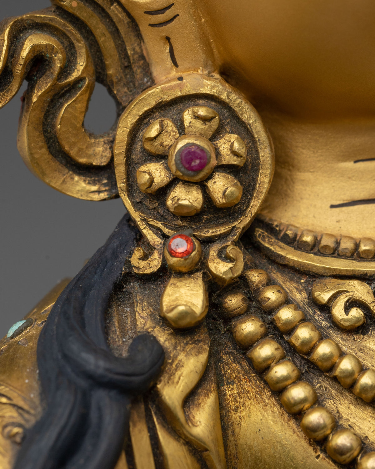 Manjushri Spiritual Sculpture | Copper Figurine