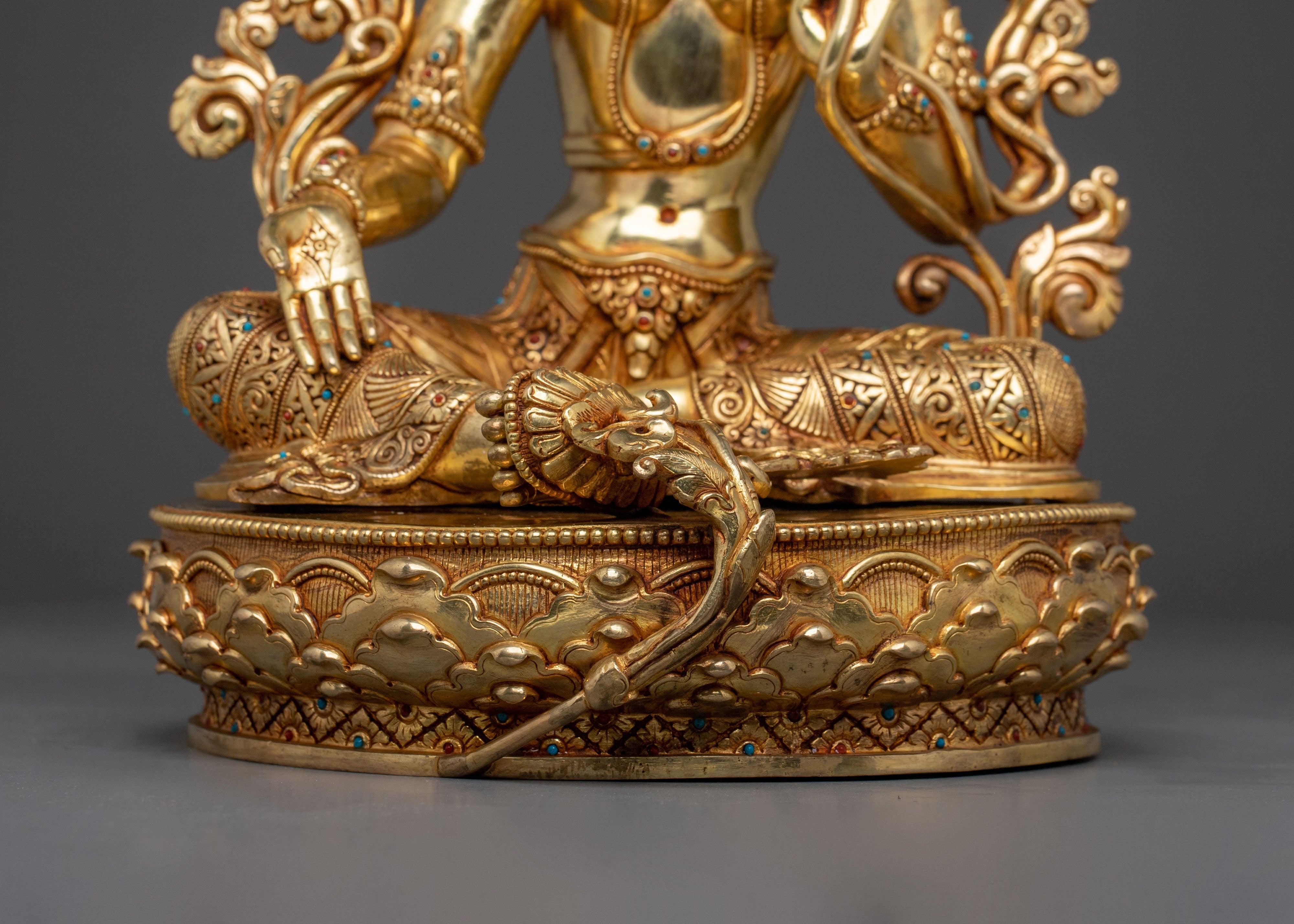 Green Tara Statue | Goddess of Compassion