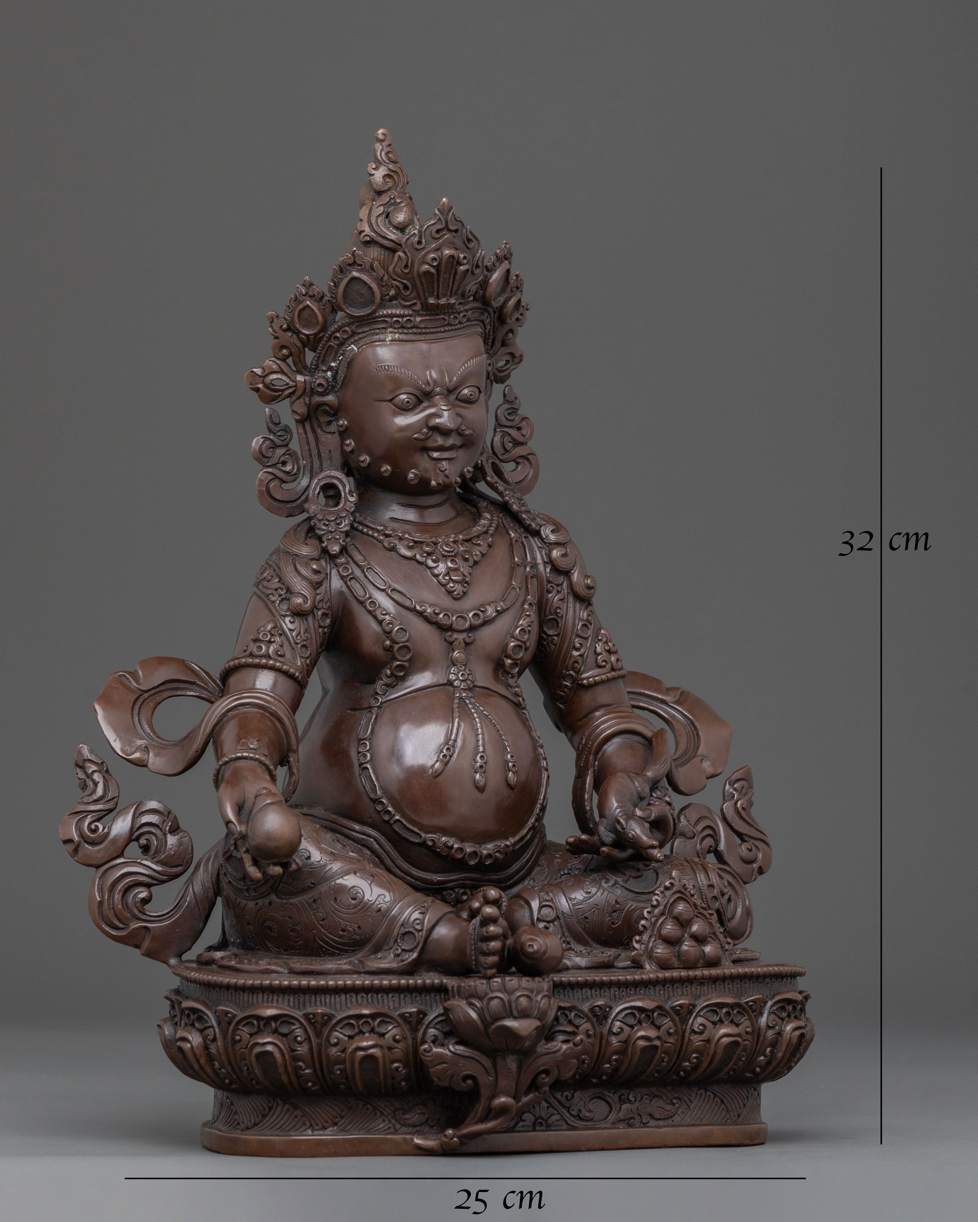 God of Wealth: Dzambhala | Tibetan Figurine