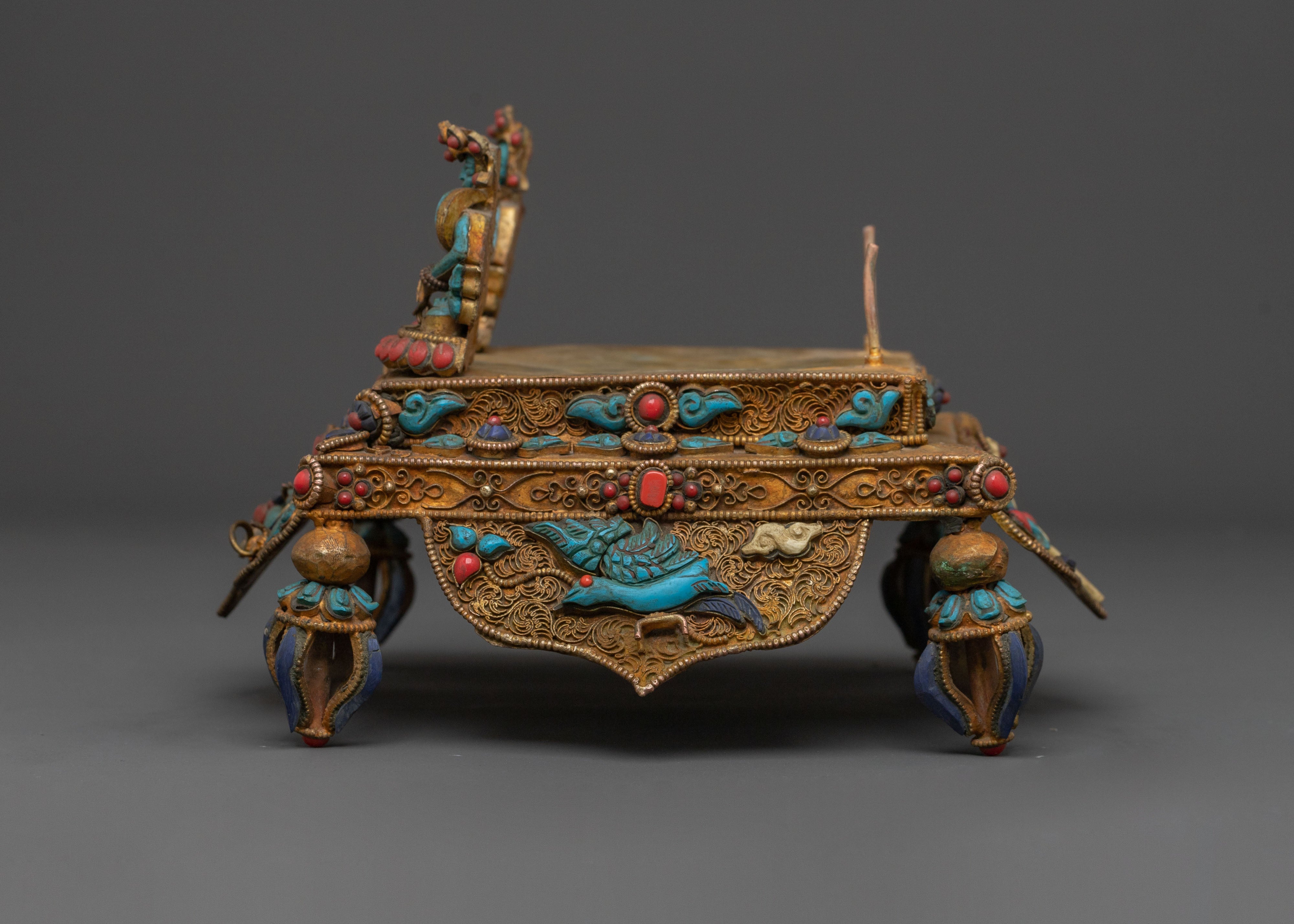Handmade Sacred Throne | Himalayan Spiritual Altar