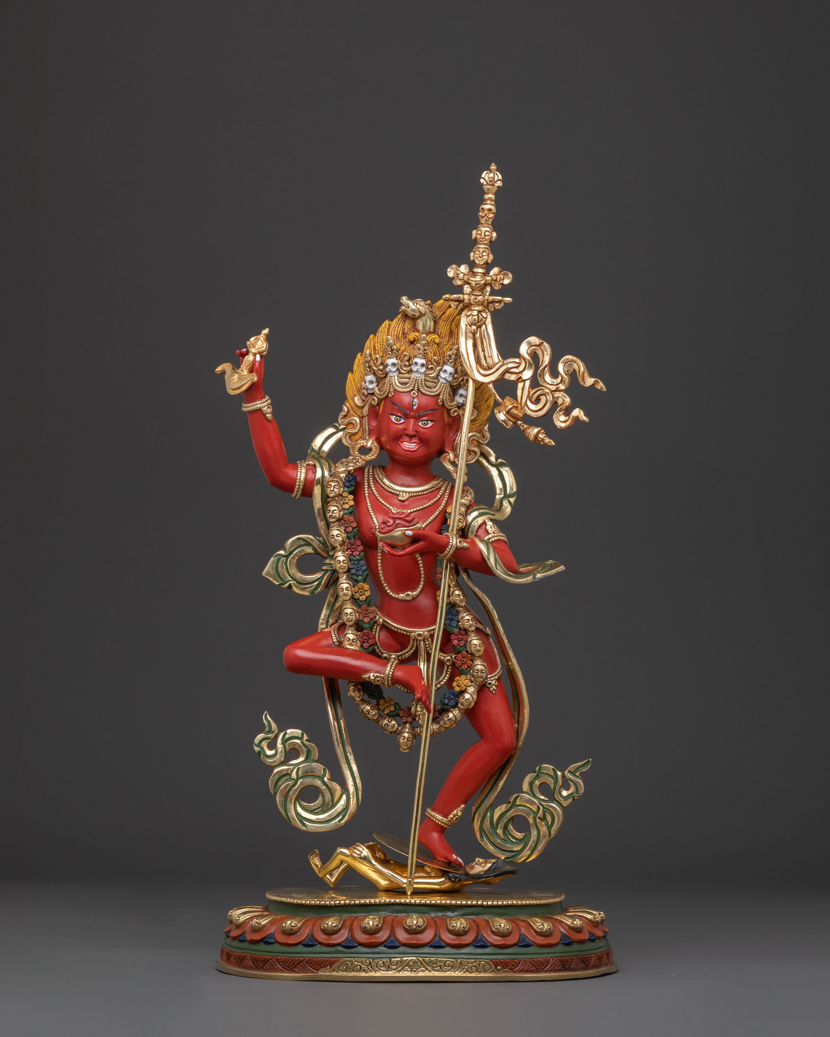 Dorje Phagmo Wrathful Statue: Union of wisdom