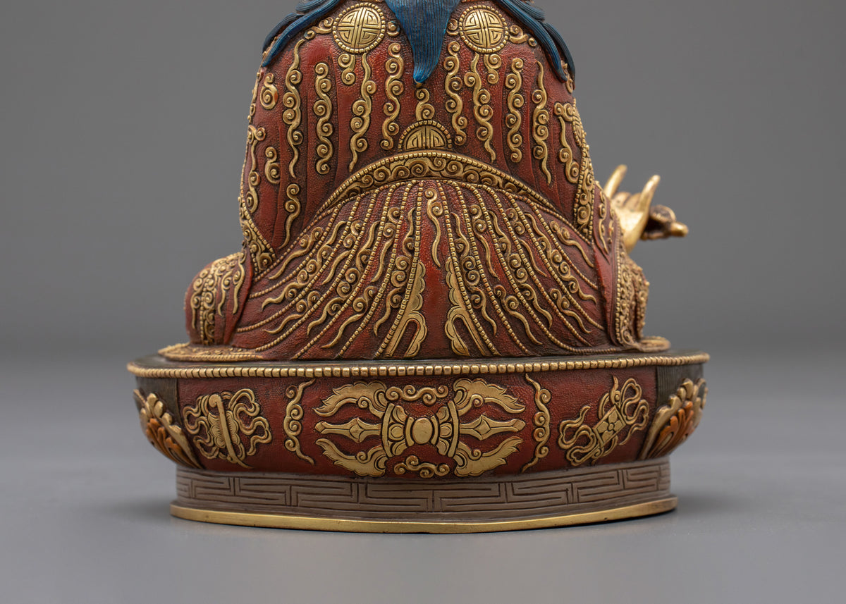 Guru Rinpoche Statue | 24K Gold Gilded Copper