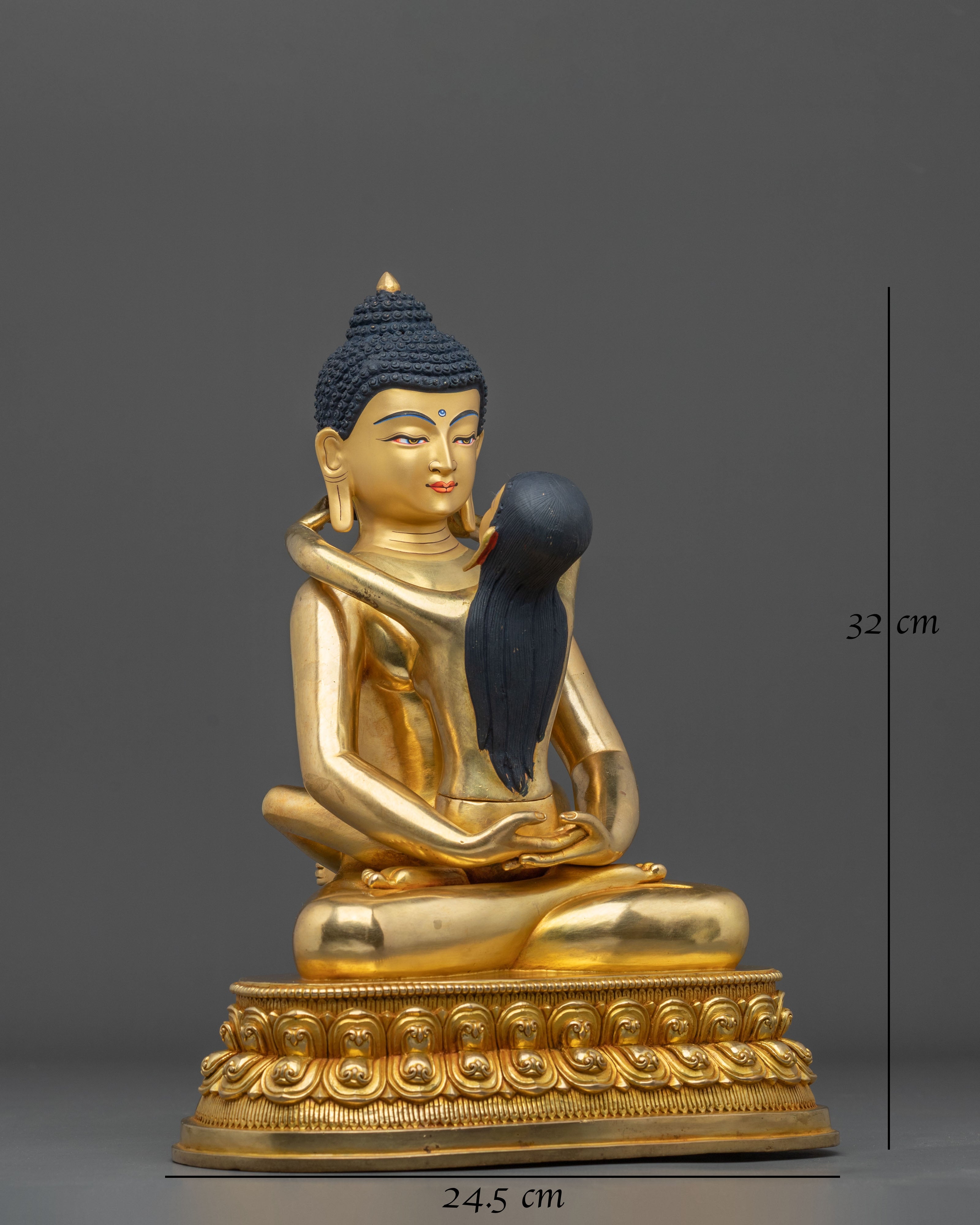 Samantabhadra Yab Yum Buddhist Altar Statue | Symbol of Wisdom Compassion