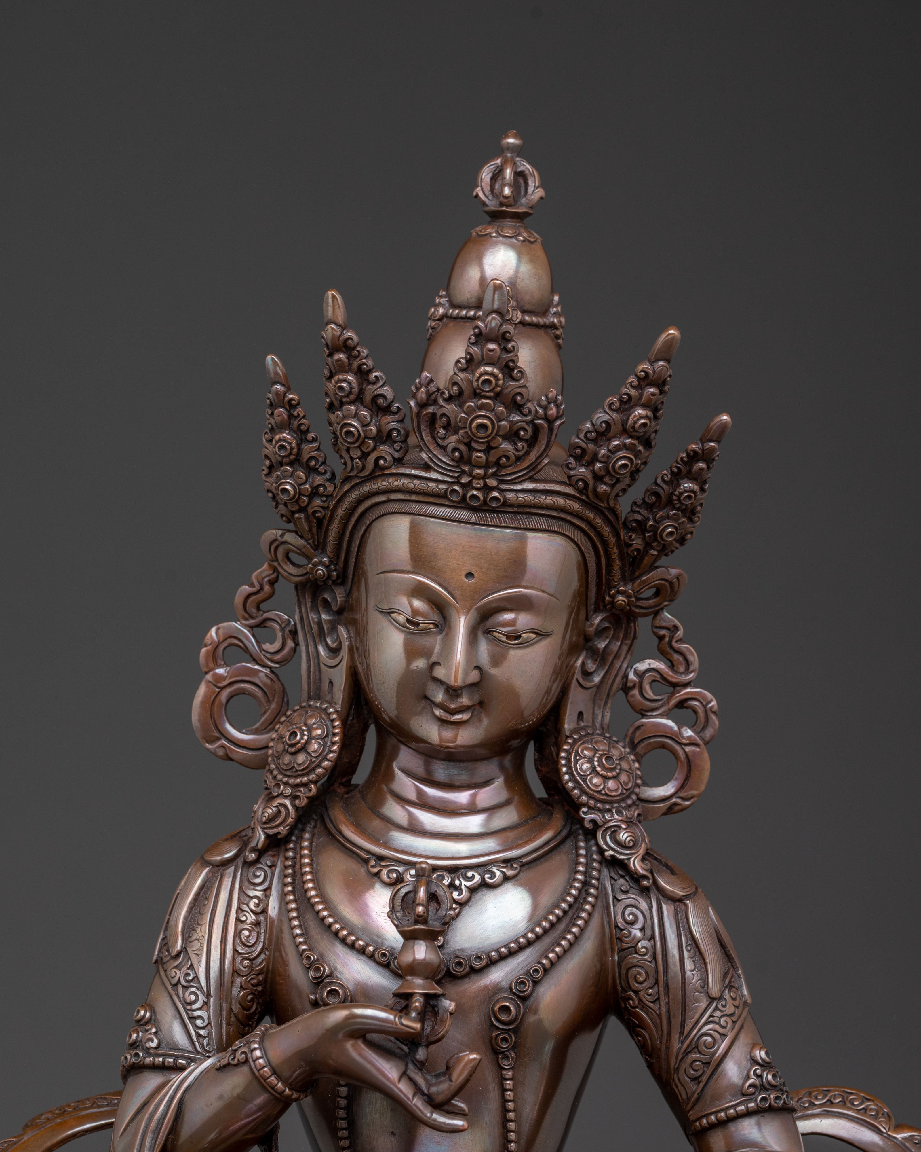 Vajrasattva Spiritual Statue | Meditational Figure