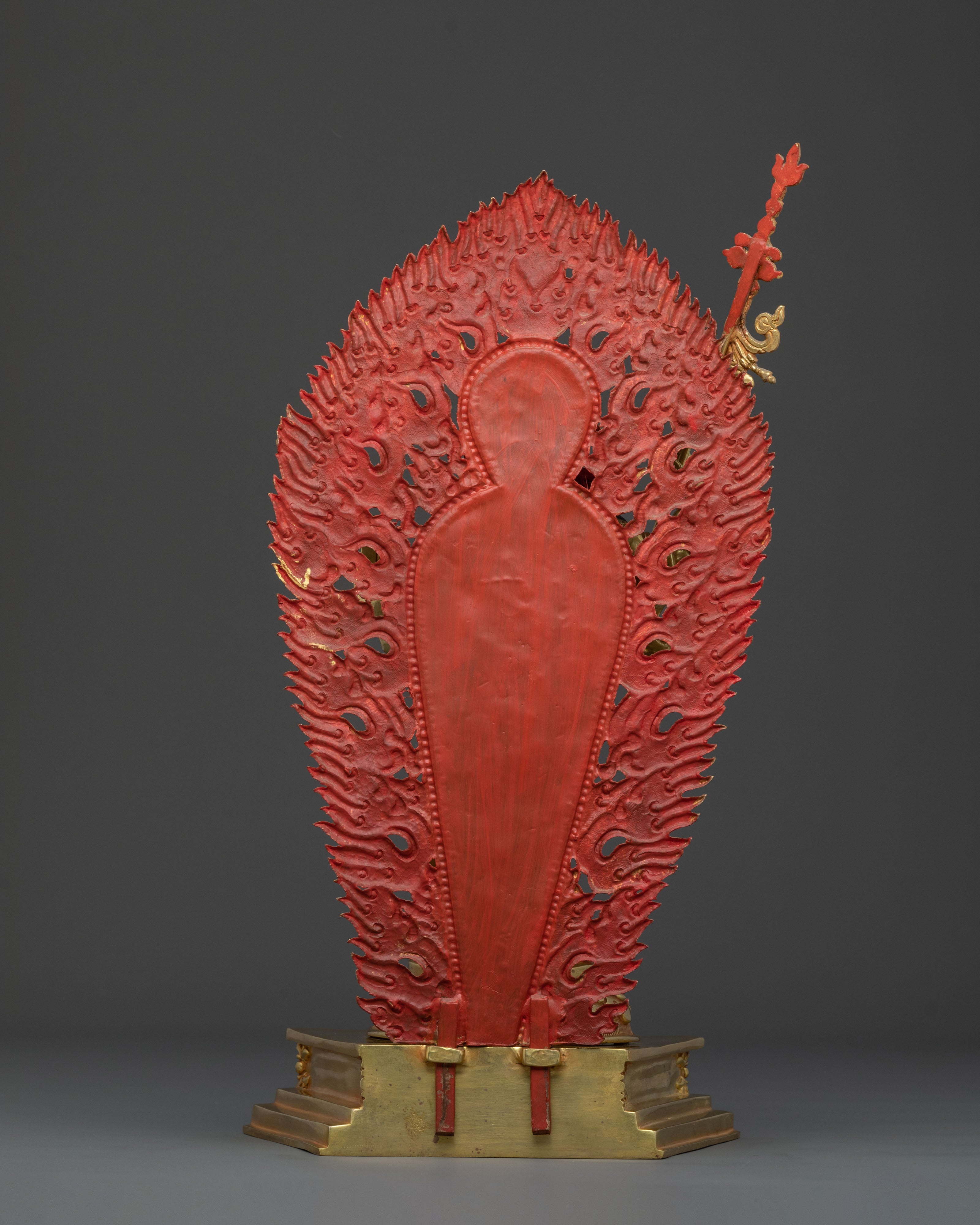 Dancing Guru Rinpoche: 24K Gold Gilded Figurine