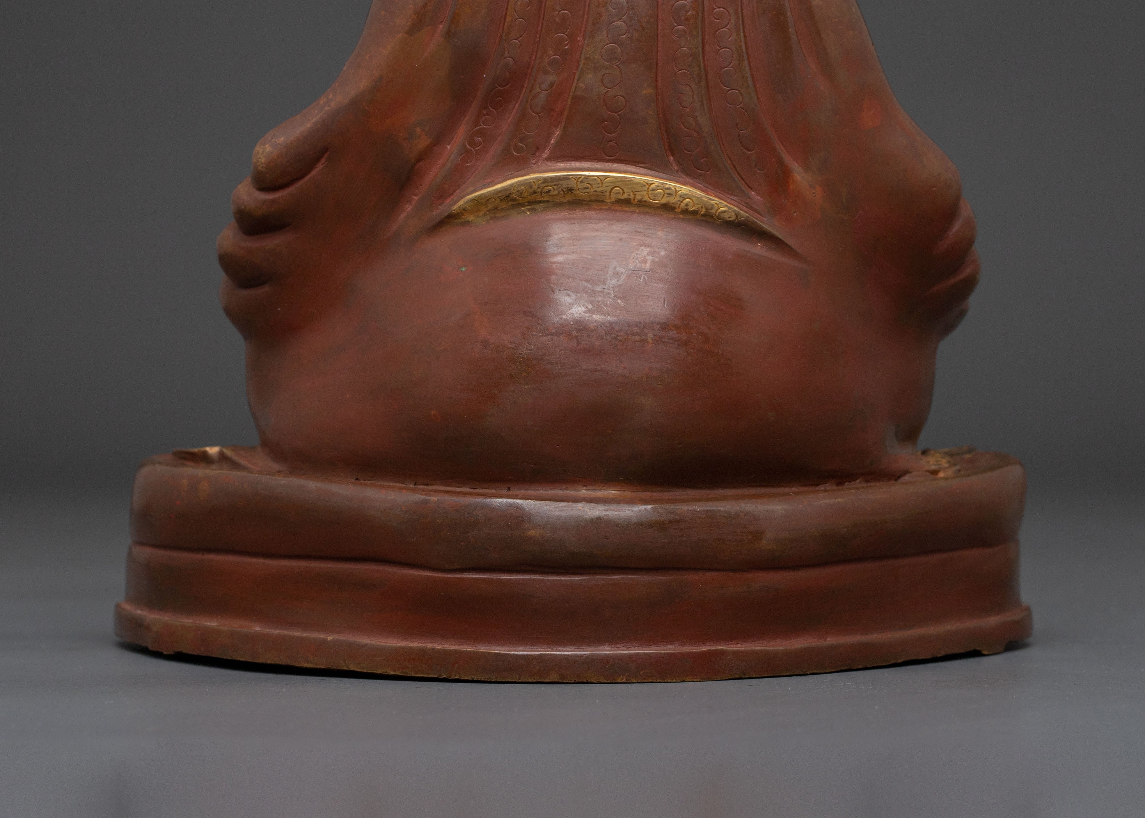 Handcrafted Gampopa Statue | Buddhist Master