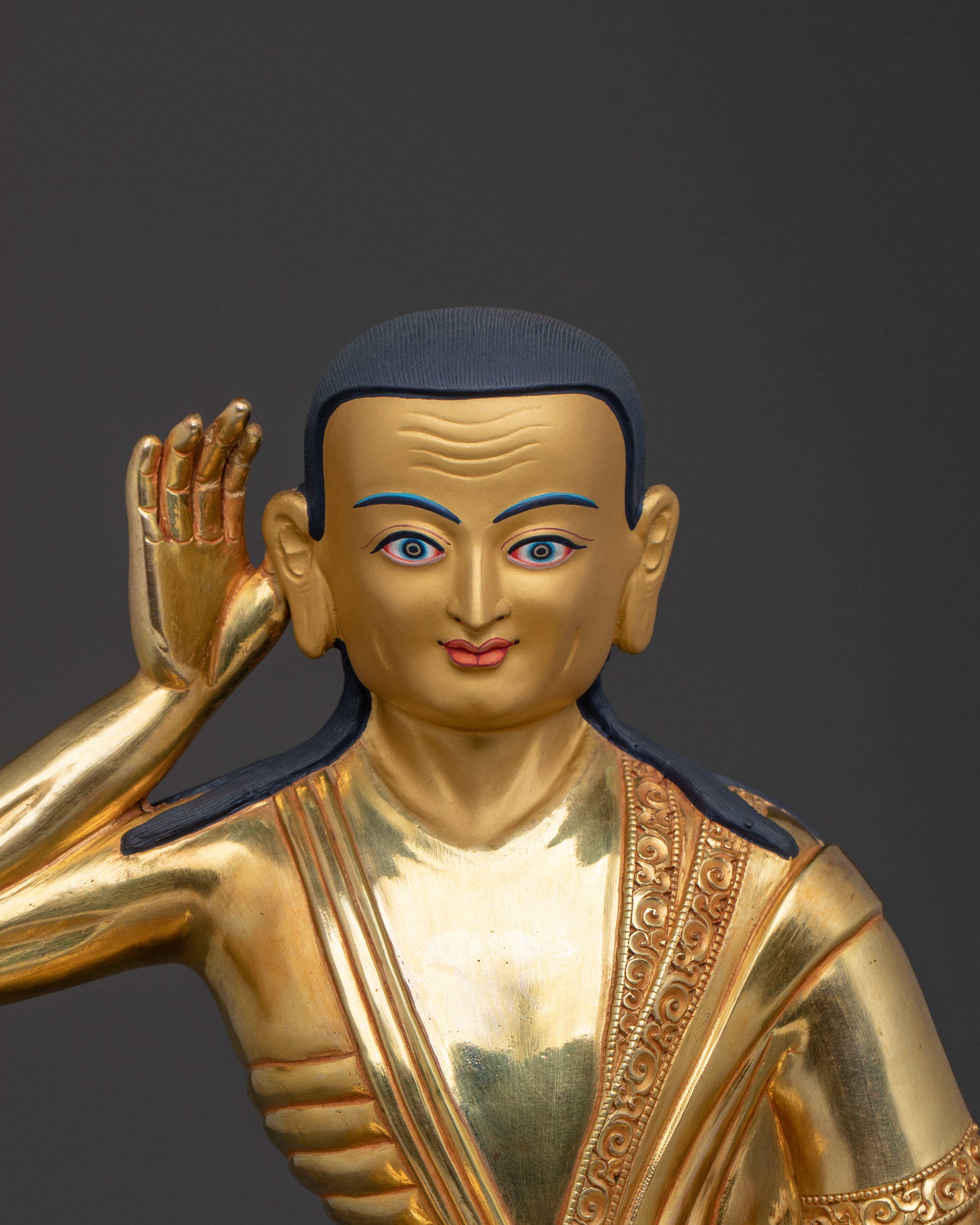 Milarepa Buddhist Master Statue | Buddhist Master of Meditation