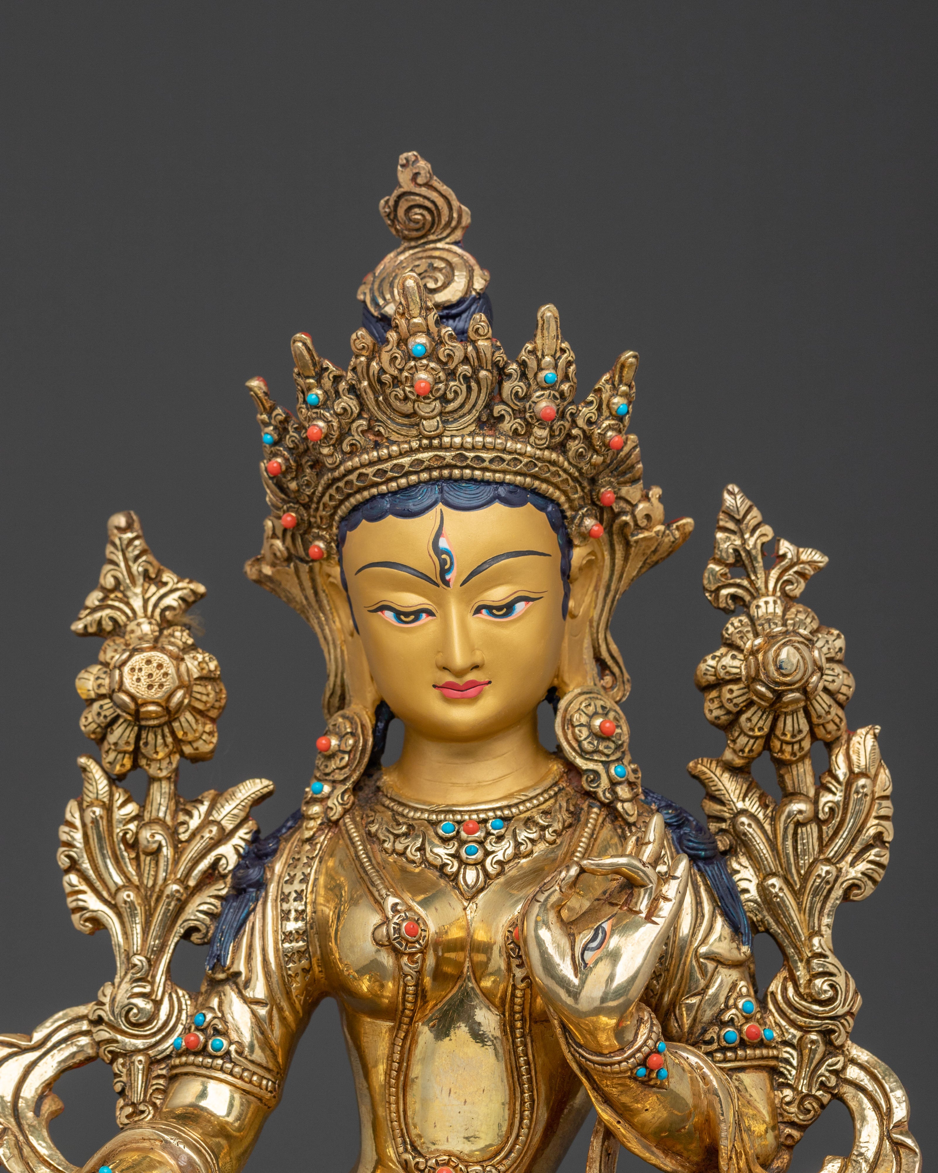White Tara Spiritual Blessing Statue | Goddess of Long Life