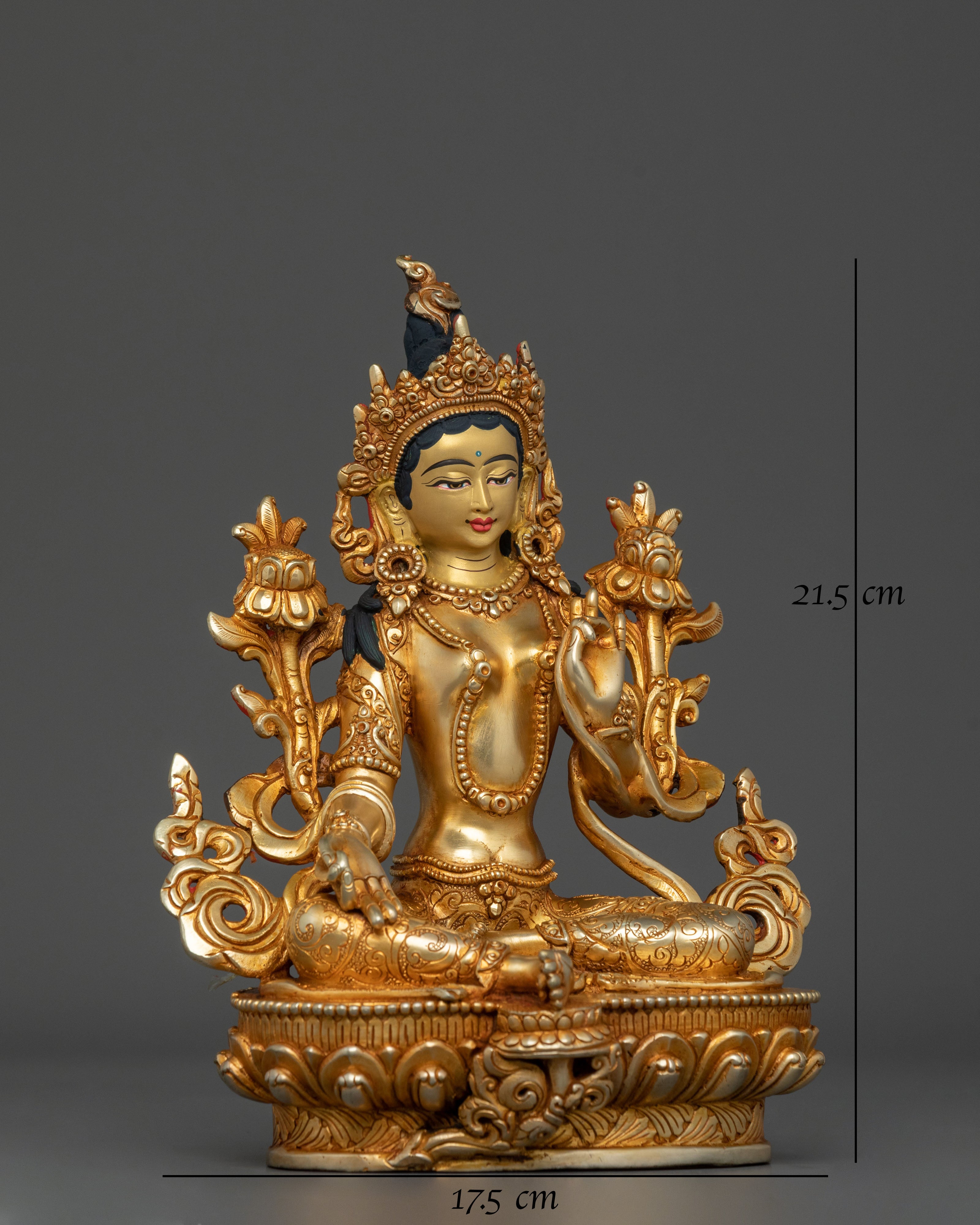 Green Tara Statue | Tibetan Goddess of Protection