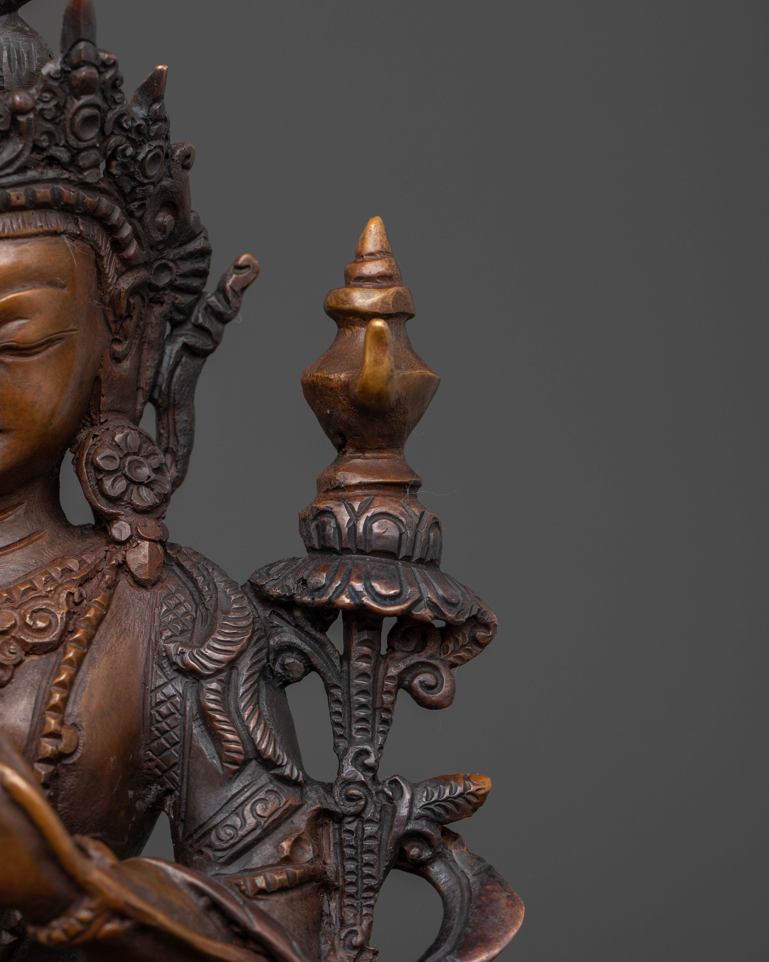 Maitreya Buddha Traditional Statue | Sacred Decor