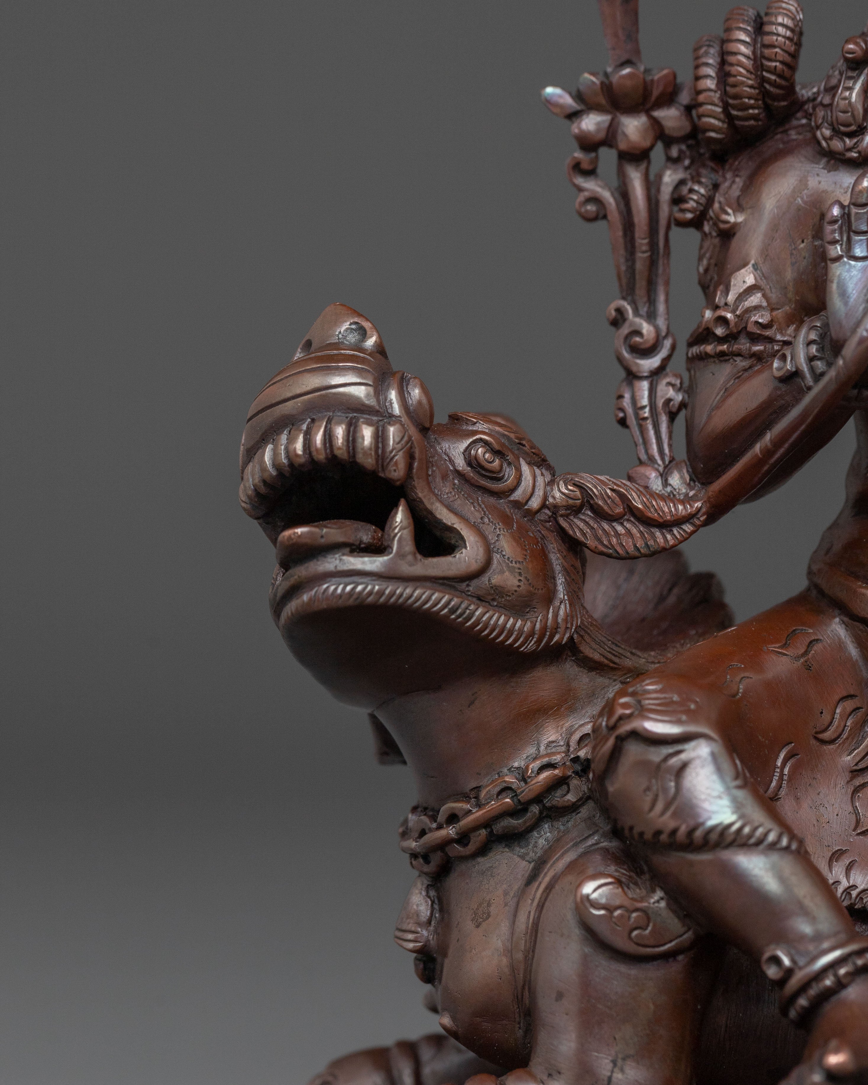Simhanada Avalokiteshvara Statue | Altar Home Decor