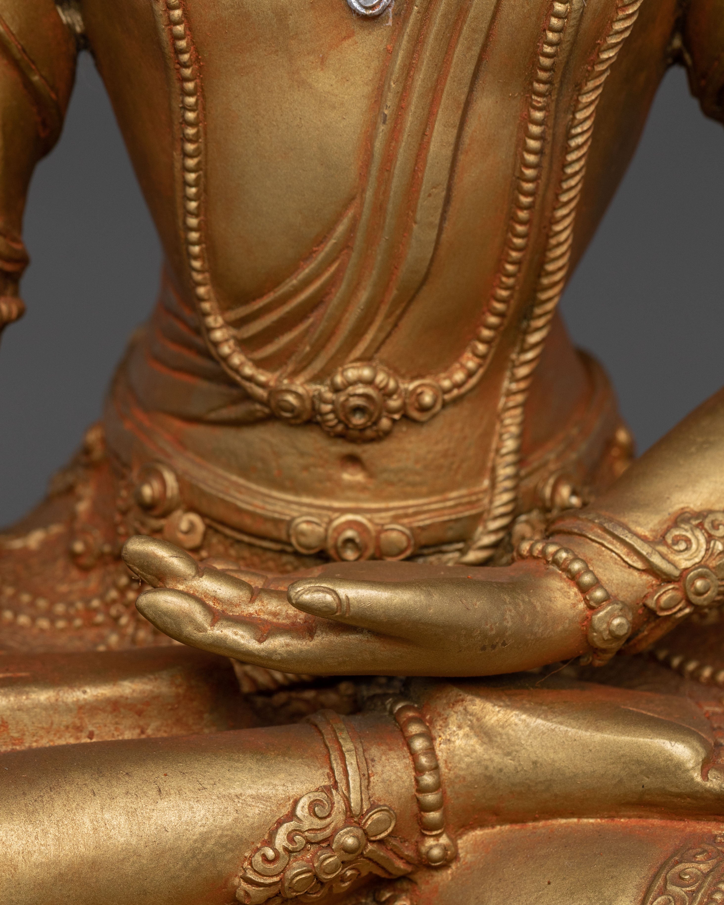 Crown Shakyamuni Statue | Sacred Altar Decor
