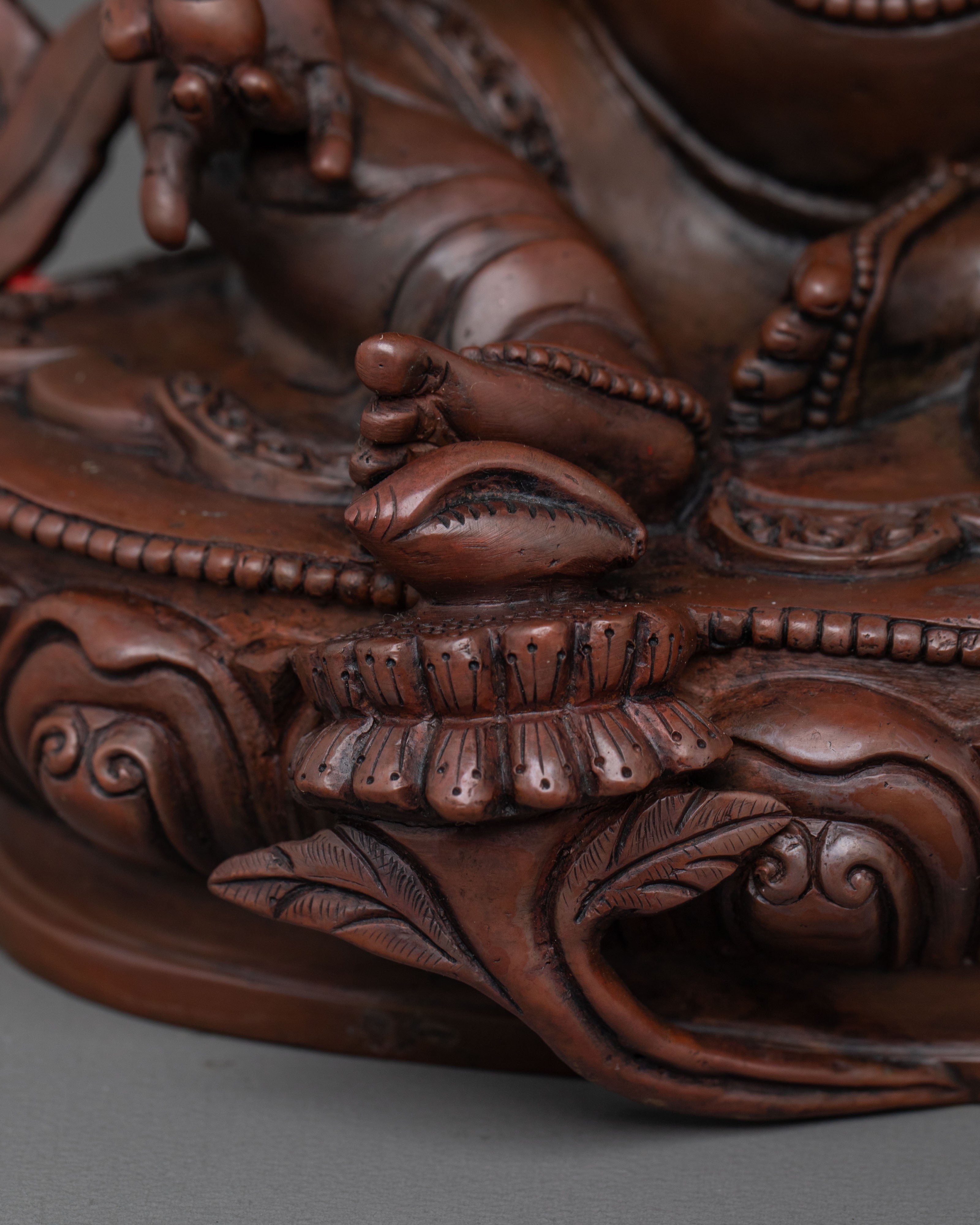 Dzambhala Sacred Statue of Prosperity | Wealth Deity of Abundance and Fortune