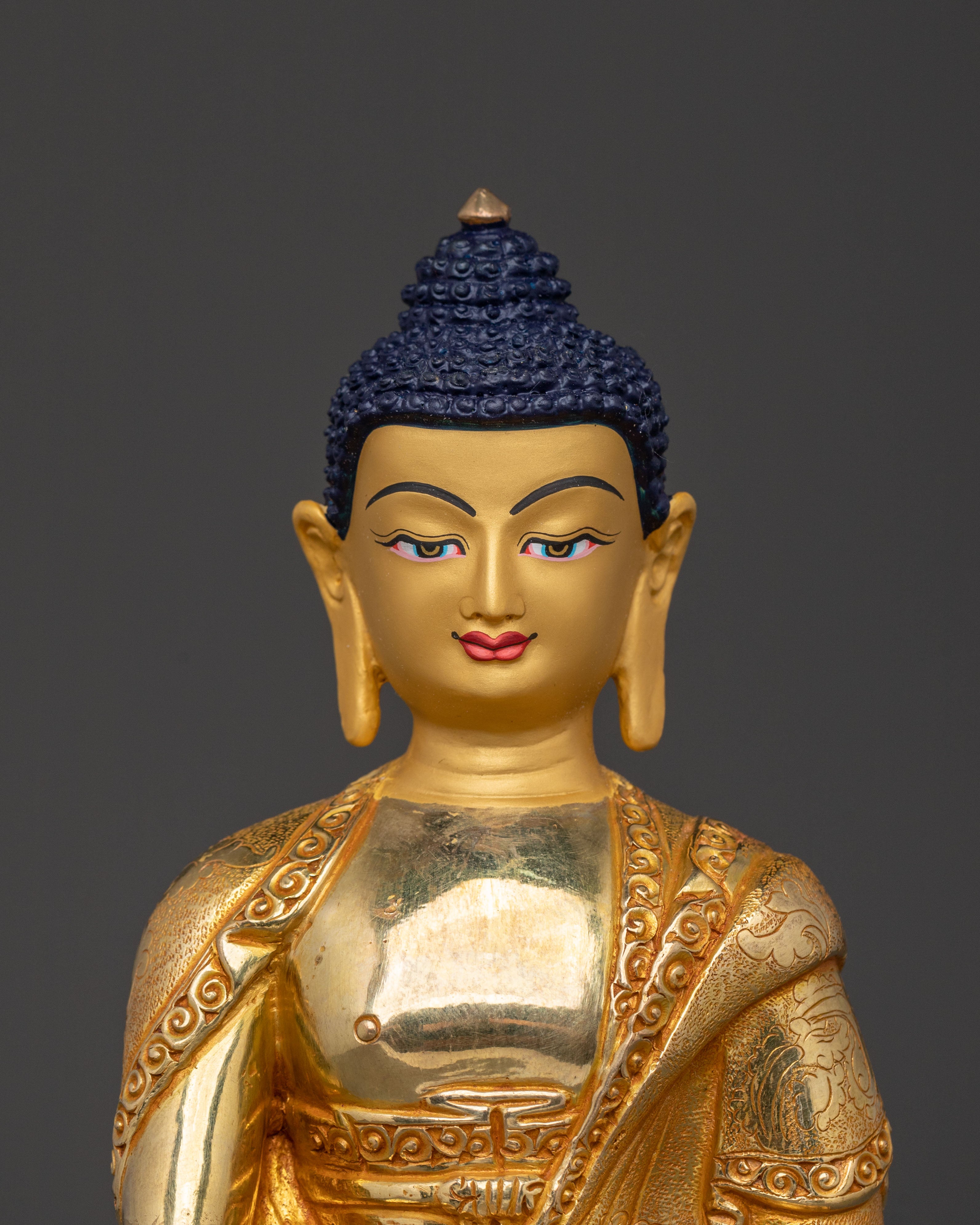 Handcrafted Statue of Shakyamuni Buddha | Spiritual  Figurine