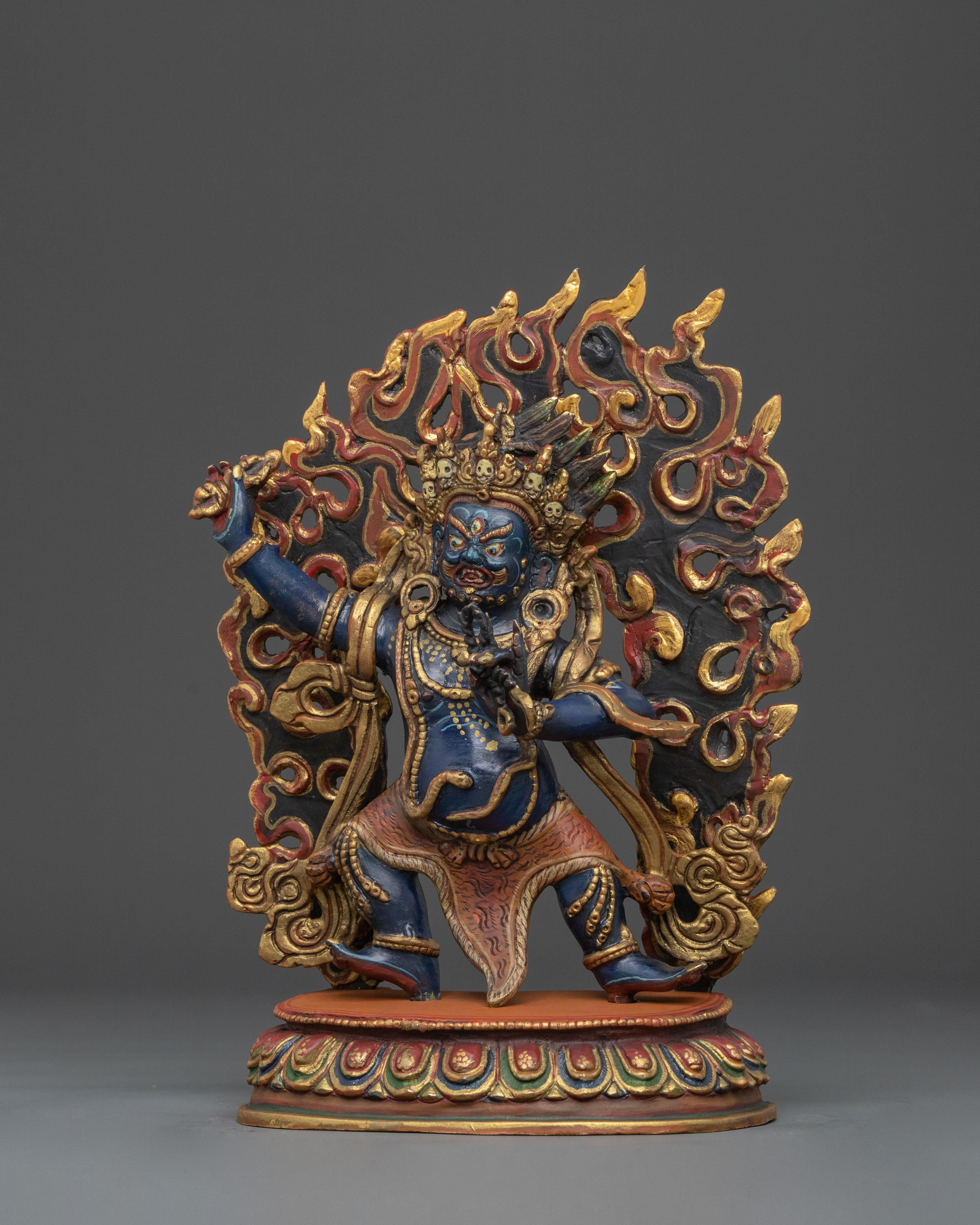 Vajrapani Sacred Protector Statue | Wrathful Guardian of Power