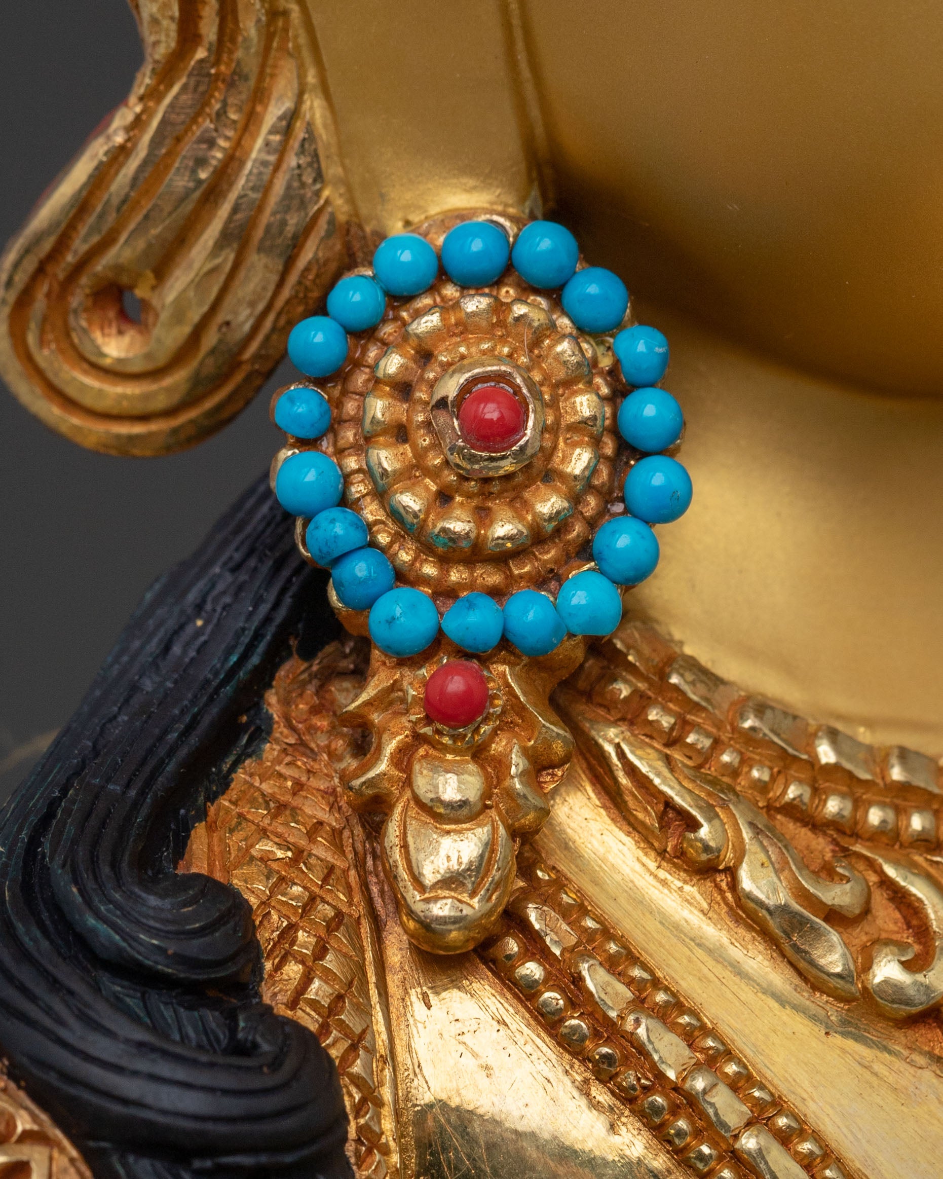 Sacred Manjushri Statue for Meditation | Buddhist Altar Sculpture