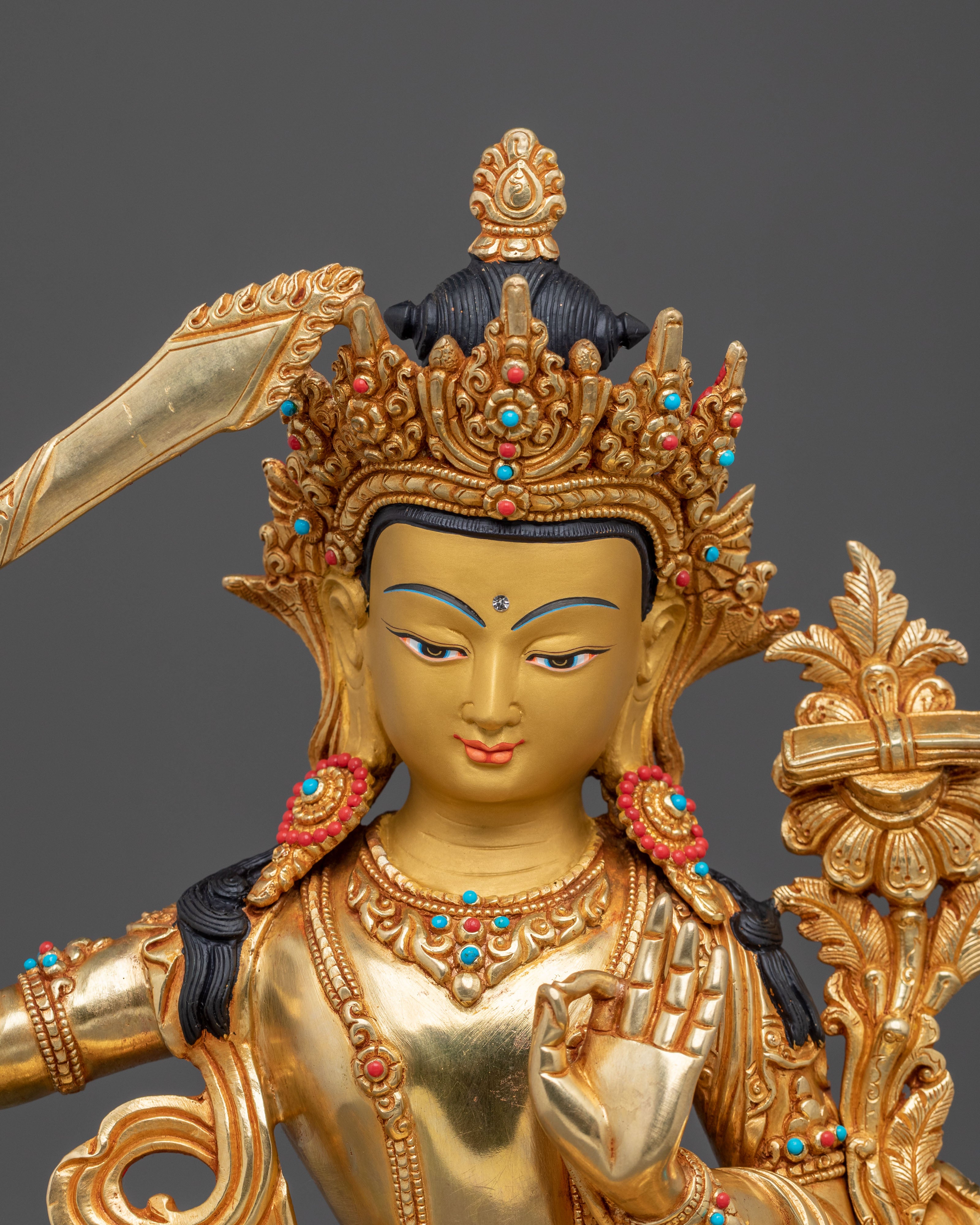 Manjushri Figurine | Symbol of Wisdom