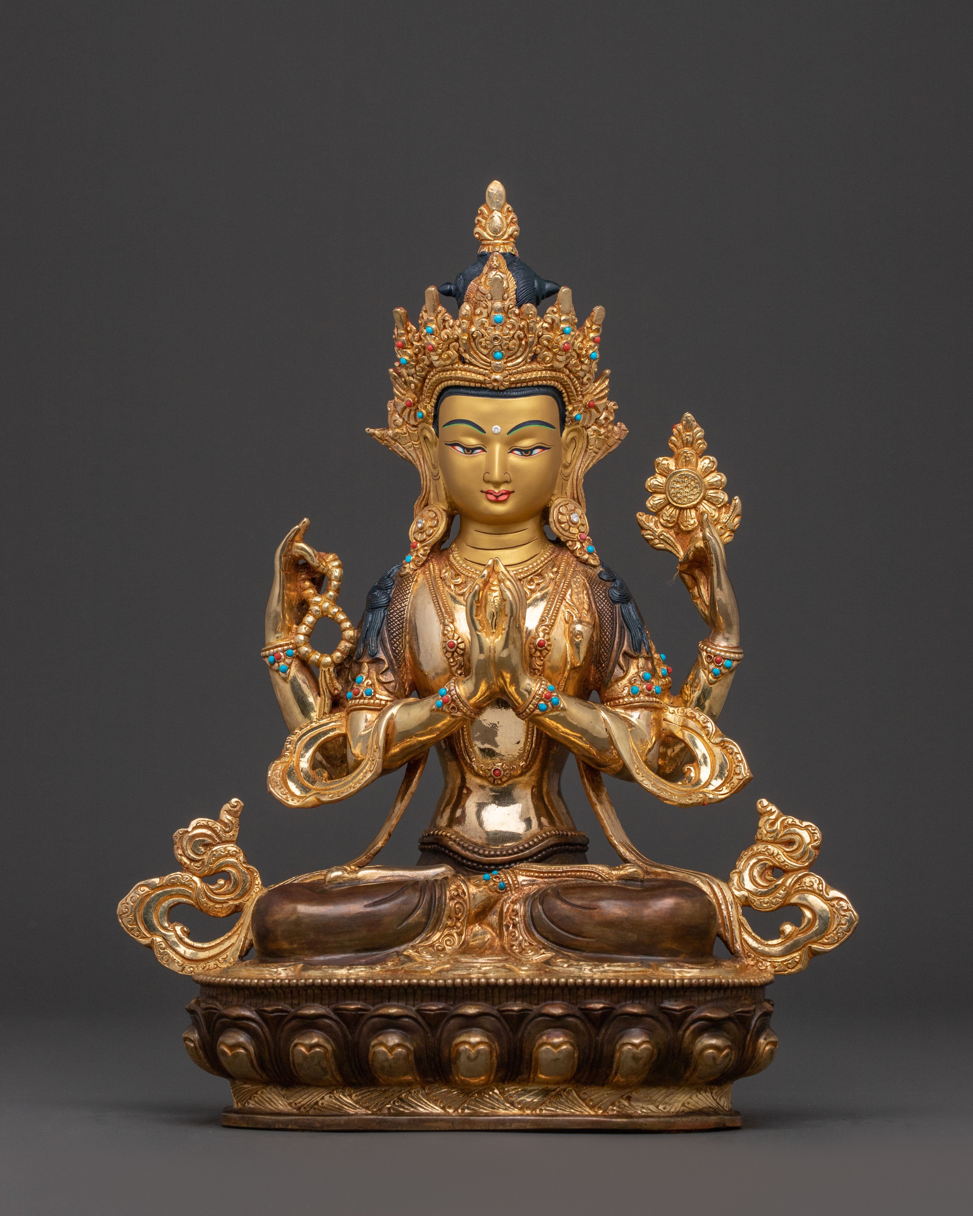 Buddha Dharma Sangha Statue Set | The Triple Gem